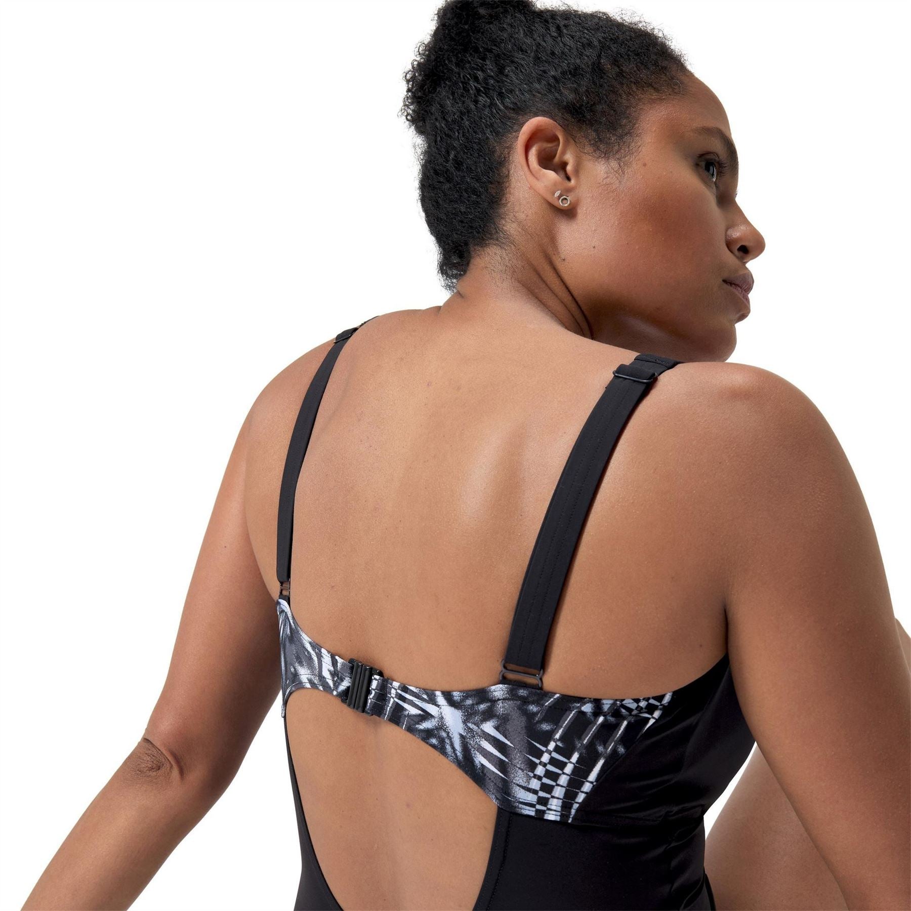 Speedo Abstract Patterned One Piece Swimsuit
