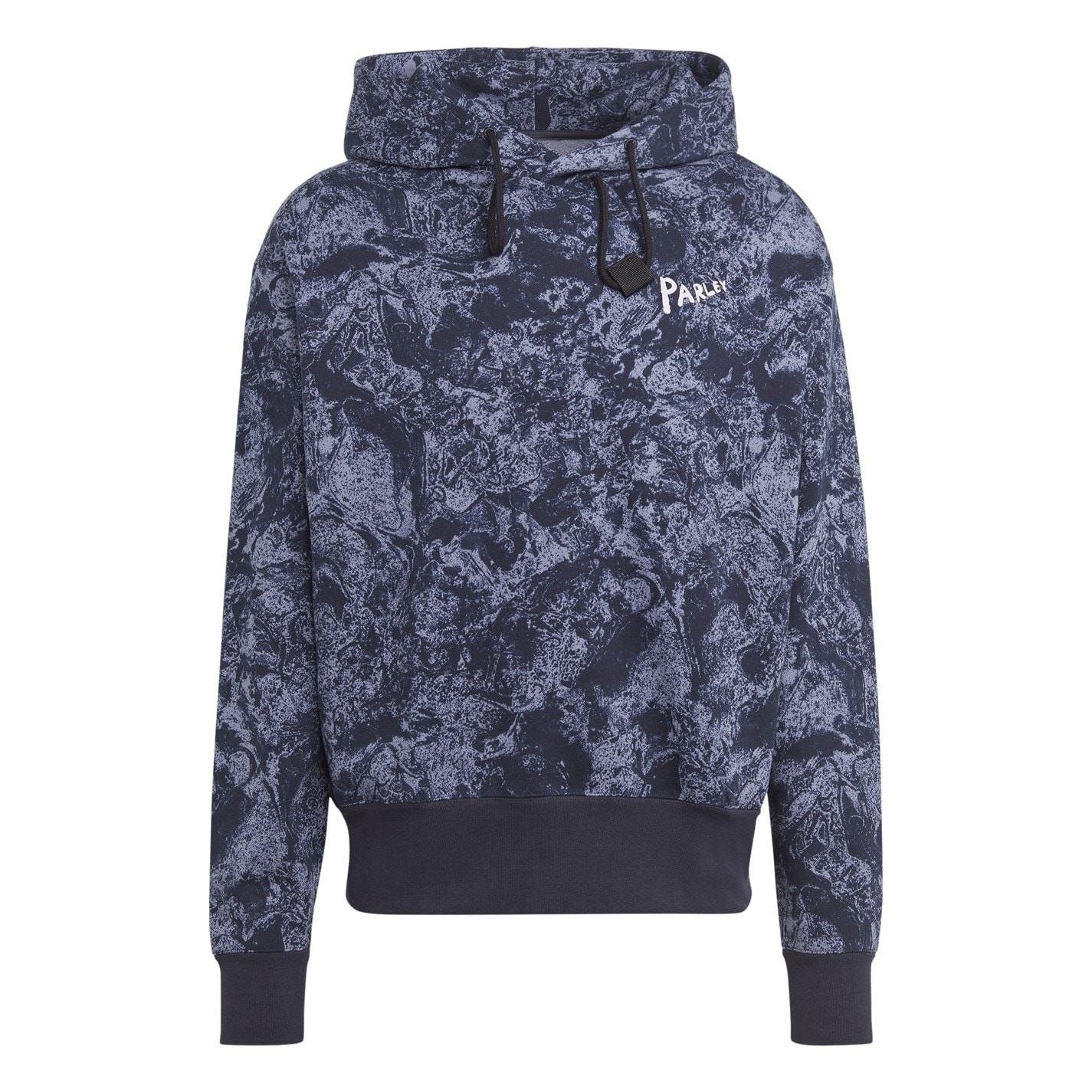 adidas Hooded Relaxed Fit Long Sleeve Sweatshirt