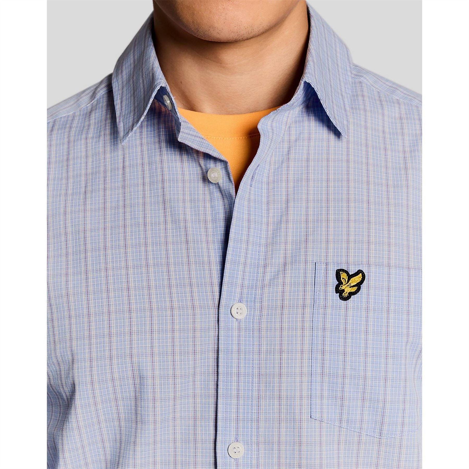 Lyle and Scott Long Sleeve Patterned Shirt