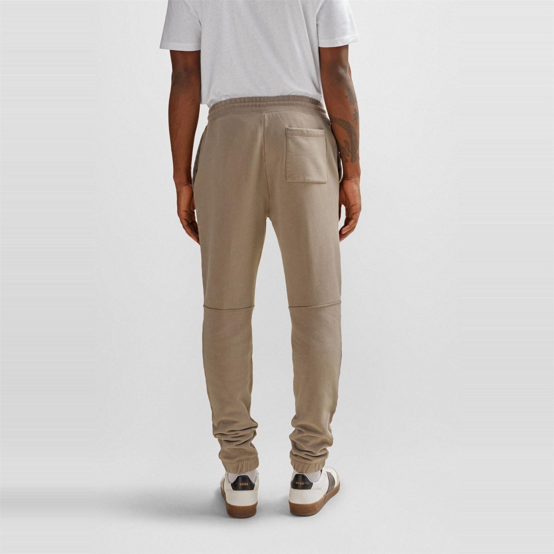 Boss Bosslogoraw Solid Patterned Slim Joggers