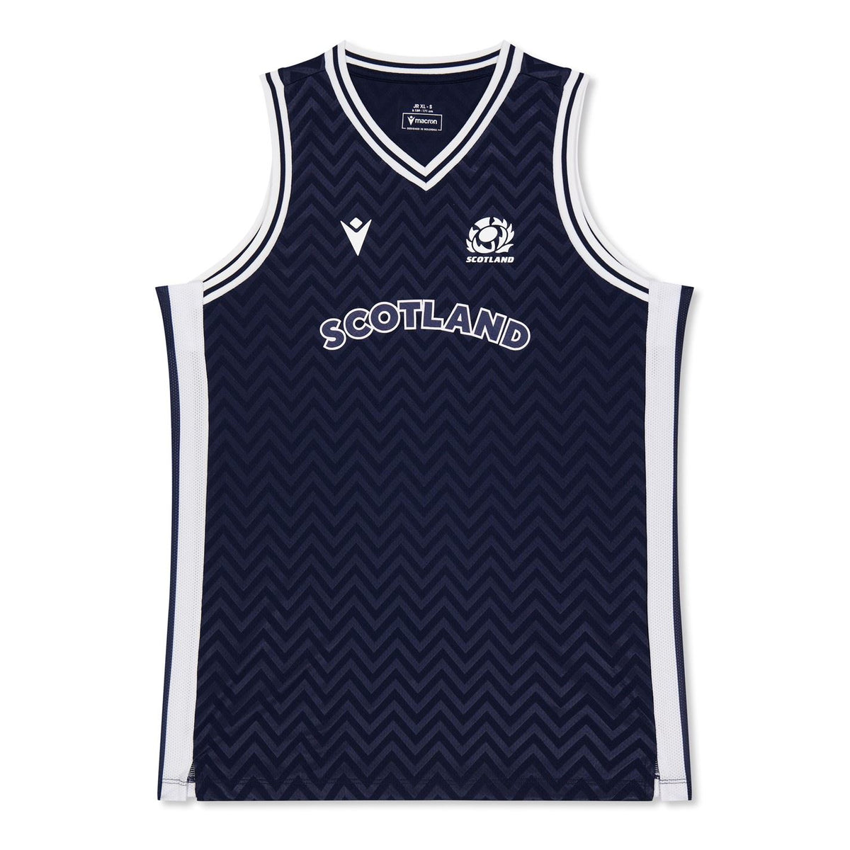 Macron Scotland Rugby Union Vest 2024 Juniors