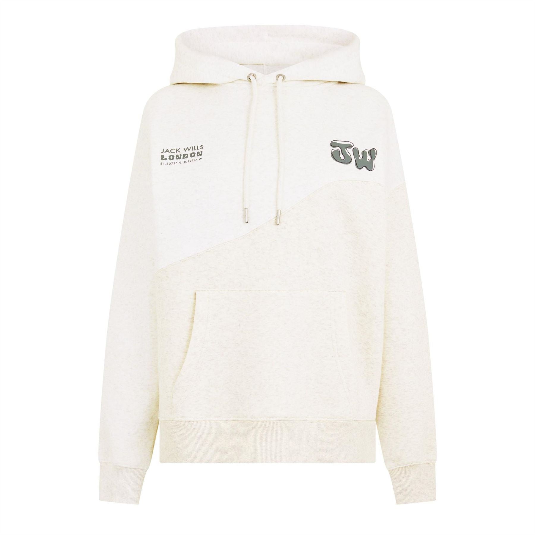 Jack Wills Splice Hooded Sweatshirt