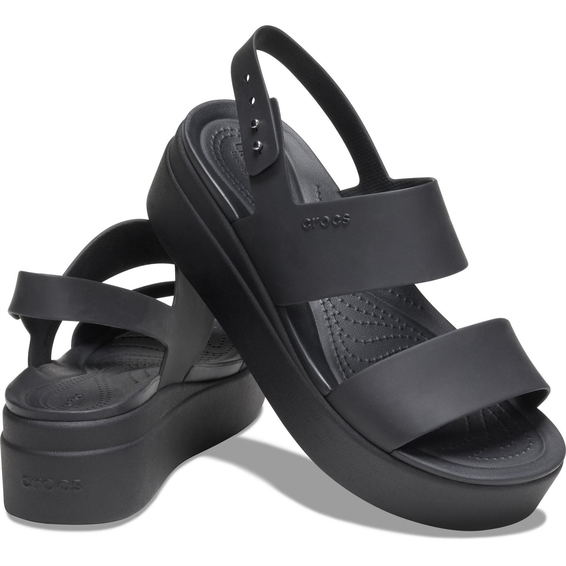 Crocs Brooklyn Open Toe Wedge Sandals