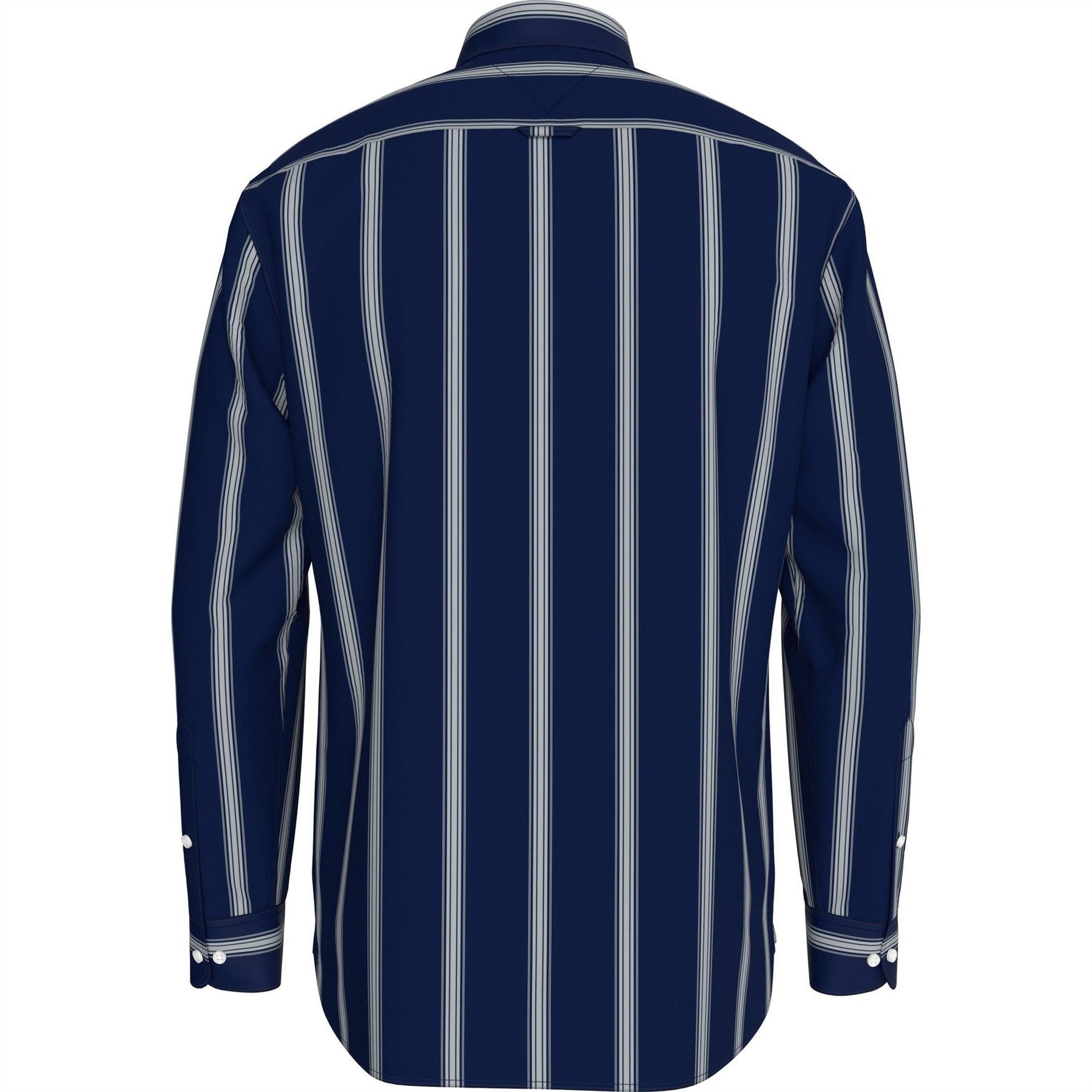 Tommy Hilfiger Shadow Stripe Long Sleeve Patterned Shirt