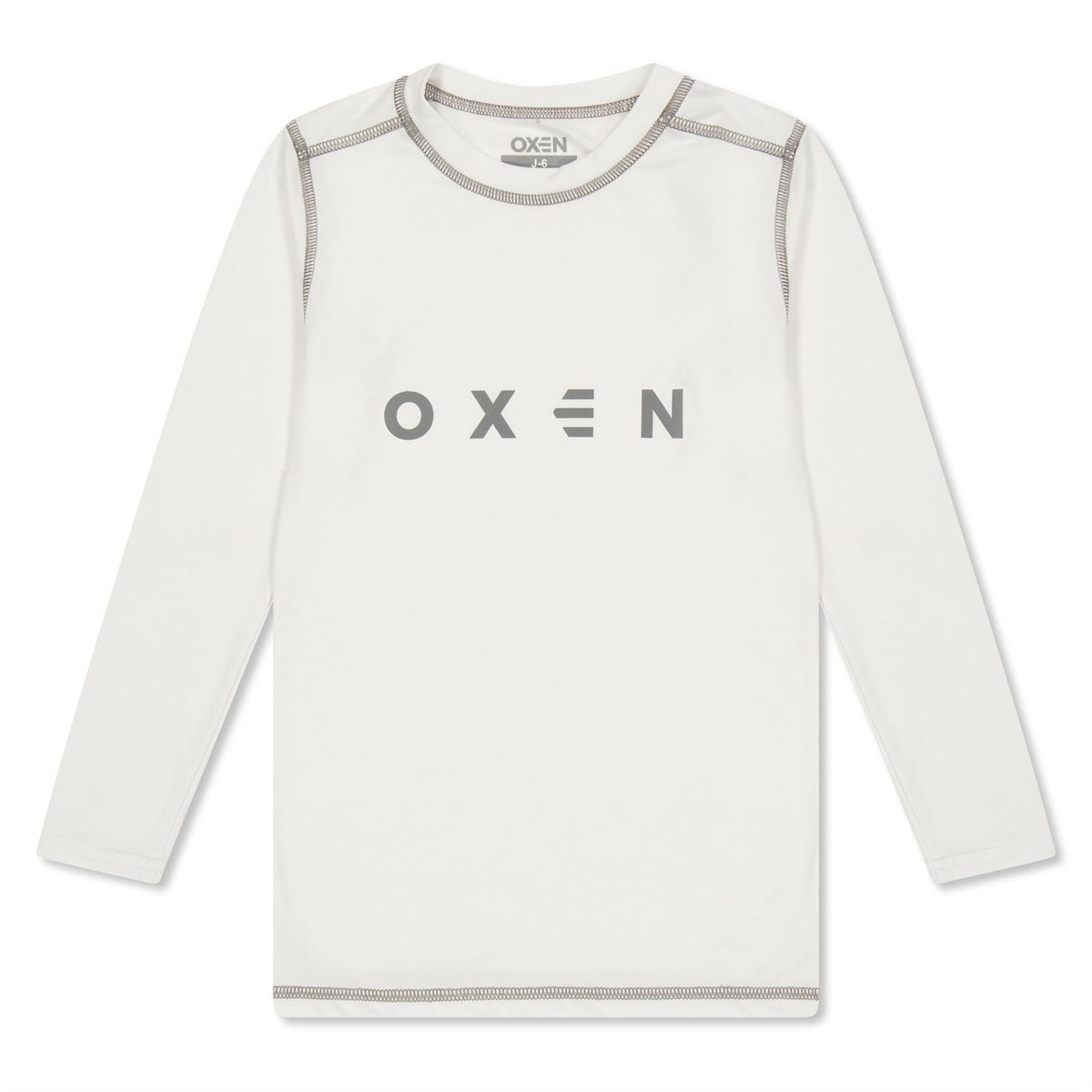 OXEN Crew Neck Long Sleeve Snug Fit Athletic Jersey