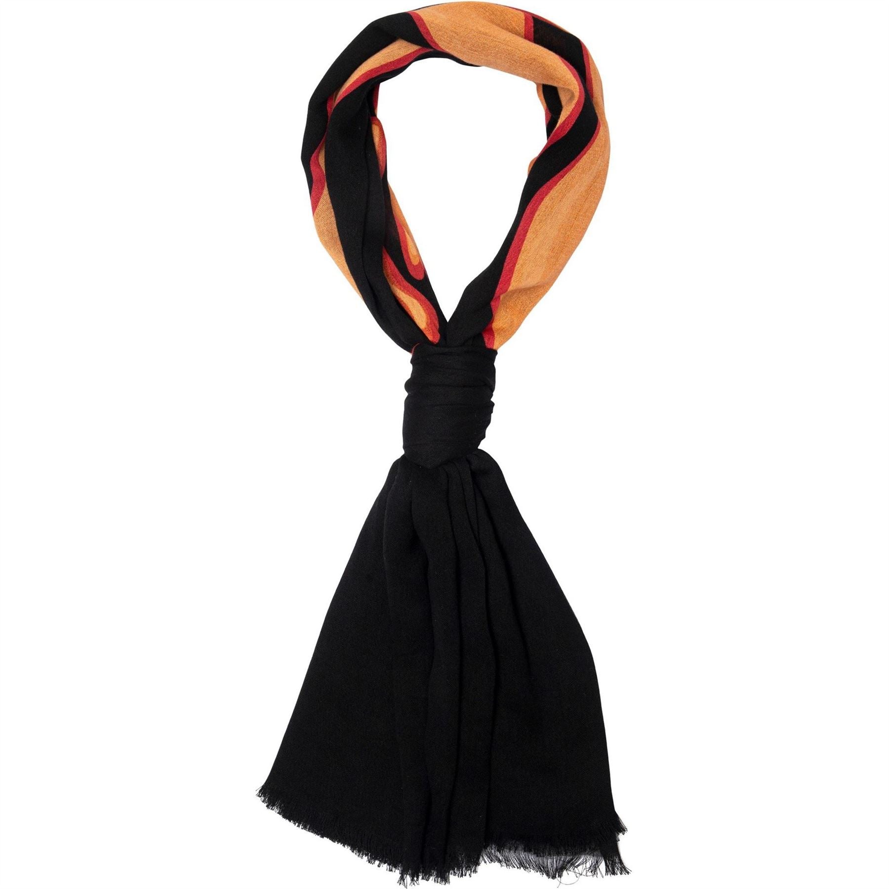 AllSaints Large Heart Logo Lightweight Scarf
