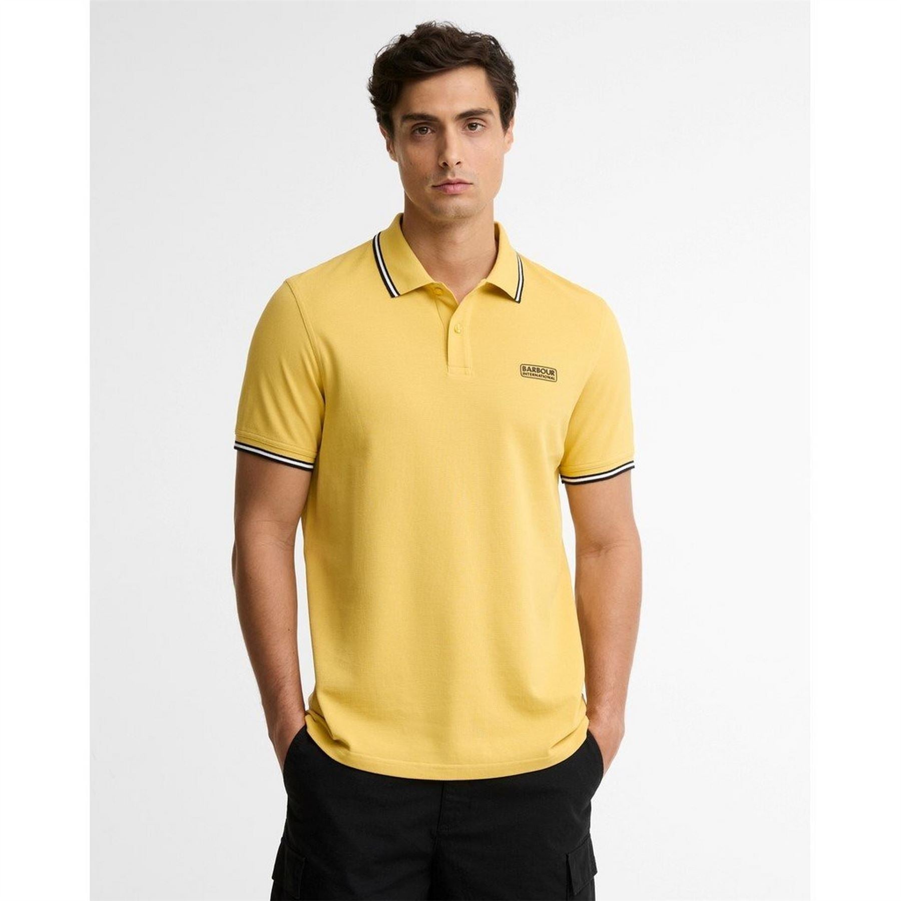 Barbour International Tipped Short Sleeve Polo Shirt
