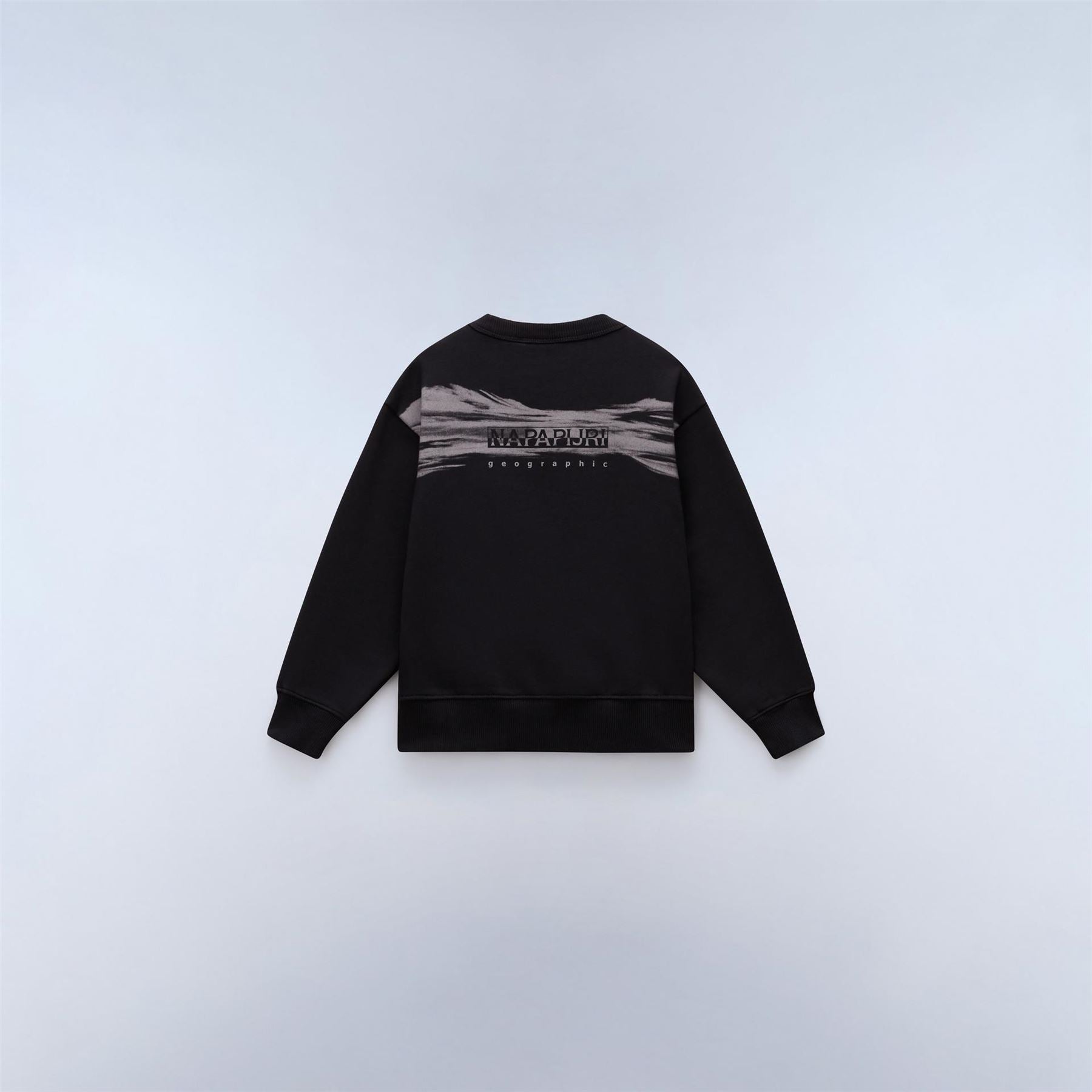 Napapijri Junior Back Print Crew Neck Long Sleeve Sweatshirt