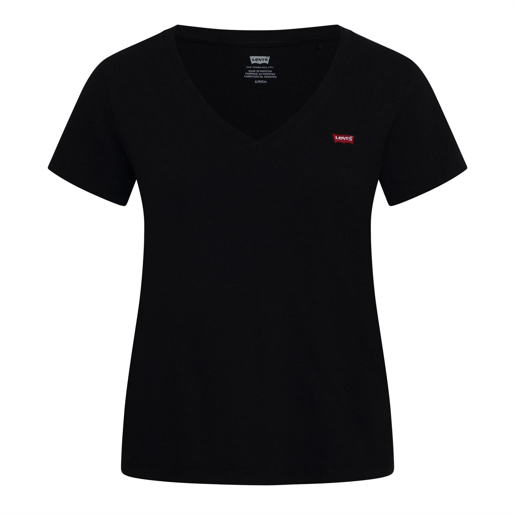 Levis Perfect Slub Vneck Anthracite