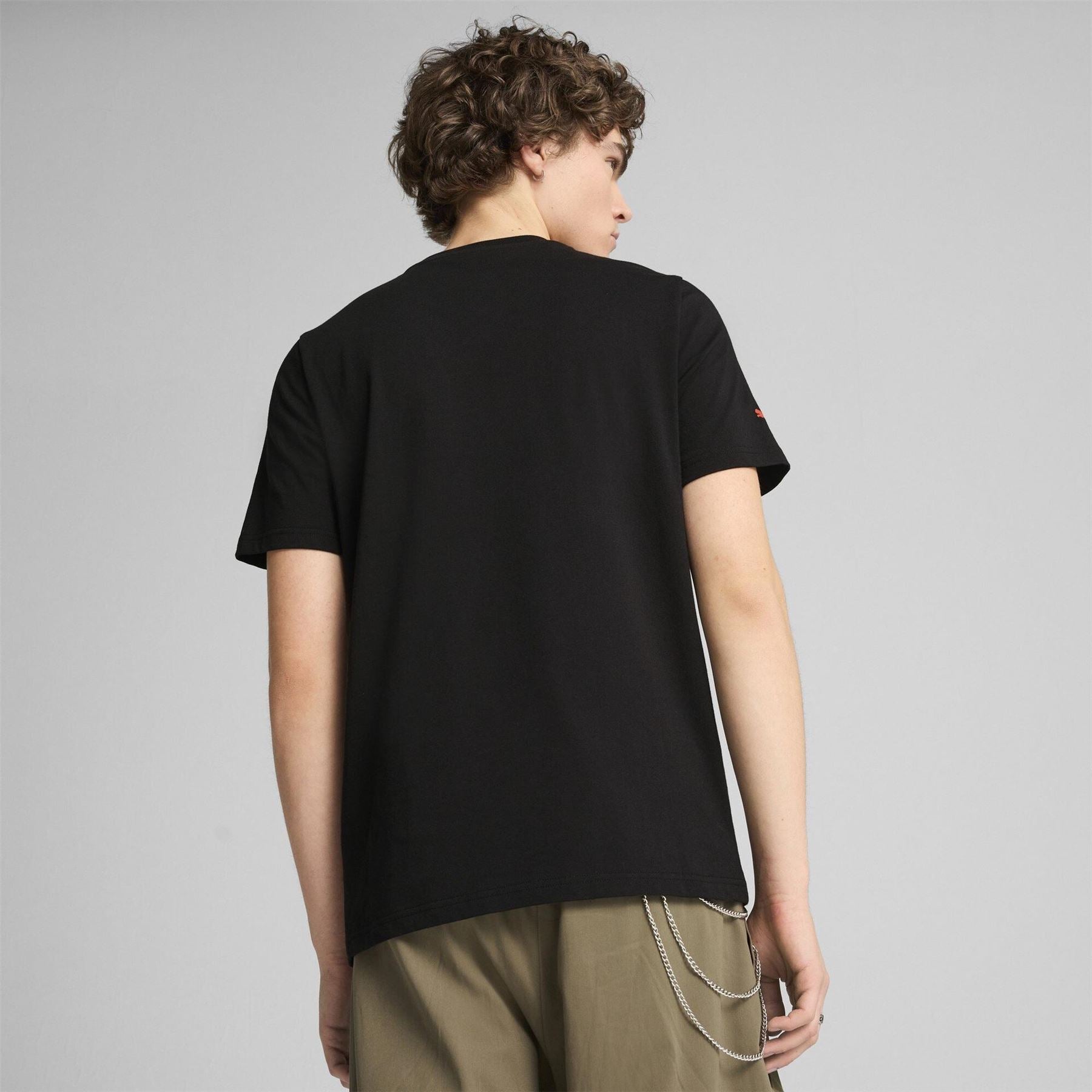 Puma Formula One Wordmark Crew Neck Short Sleeve T-Shirt