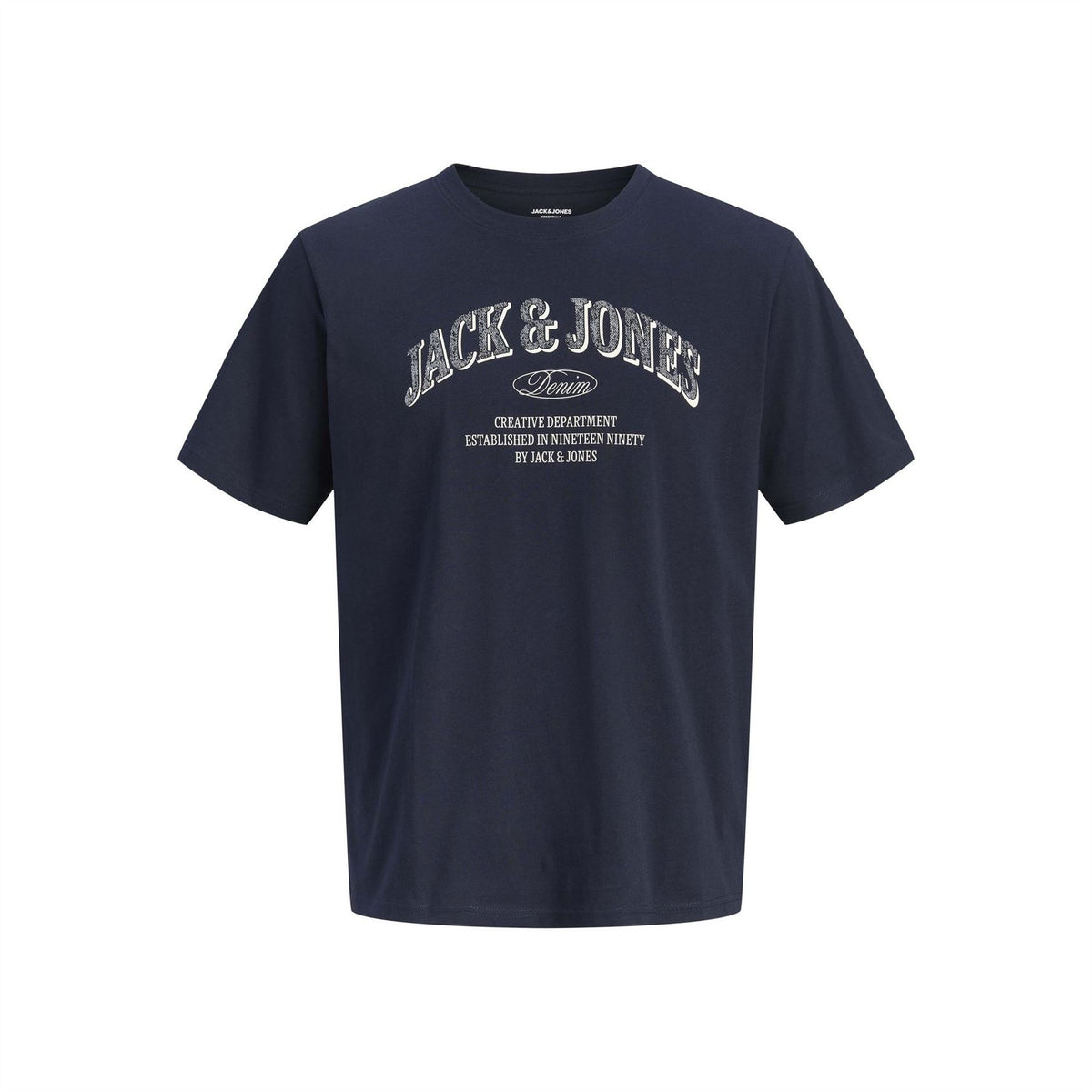 Jack and Jones Denver Wordmark Graphic Crew Neck Short Sleeve T-Shirt
