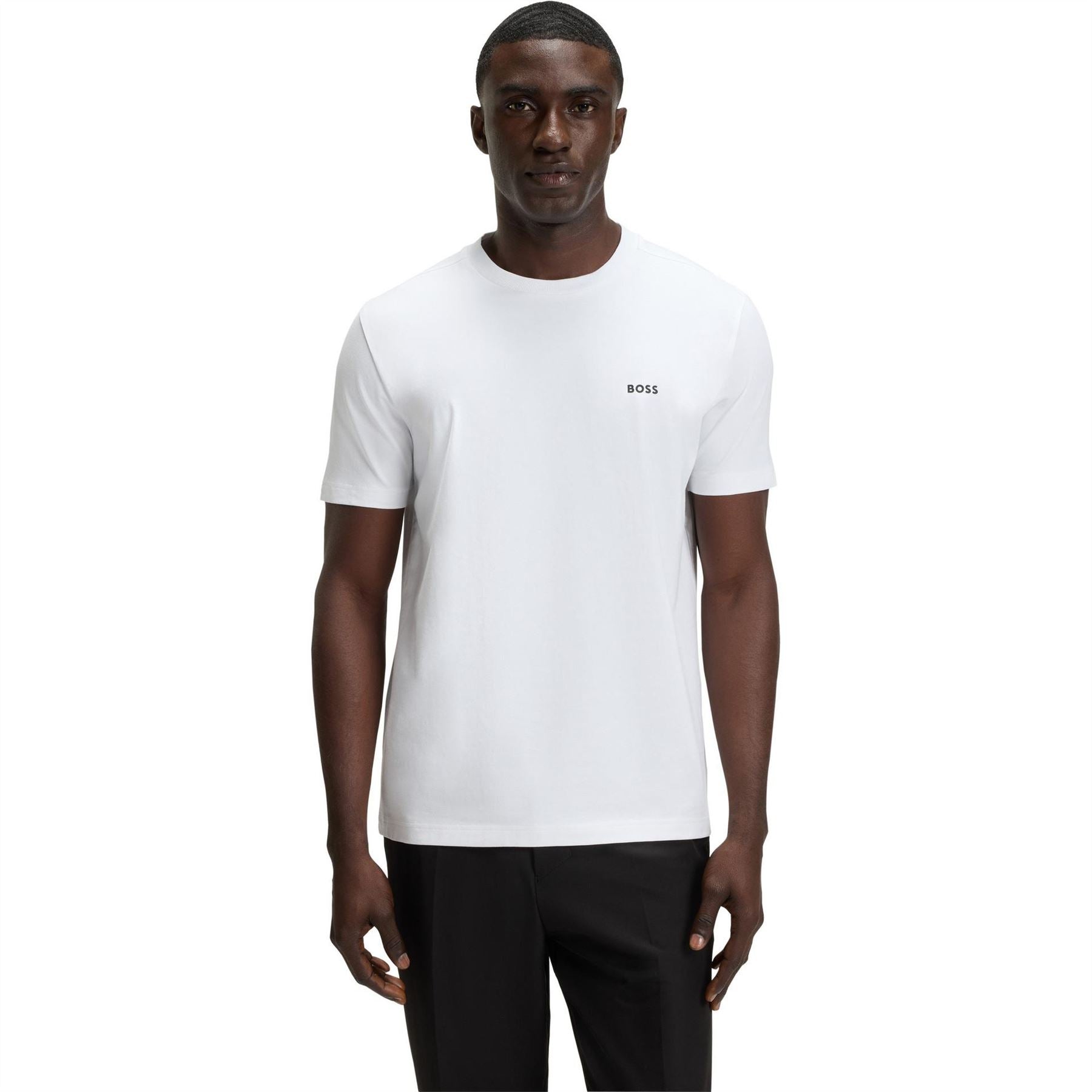 Boss BOSS GREEN T Shirt with Logo Design Stretch Cotton