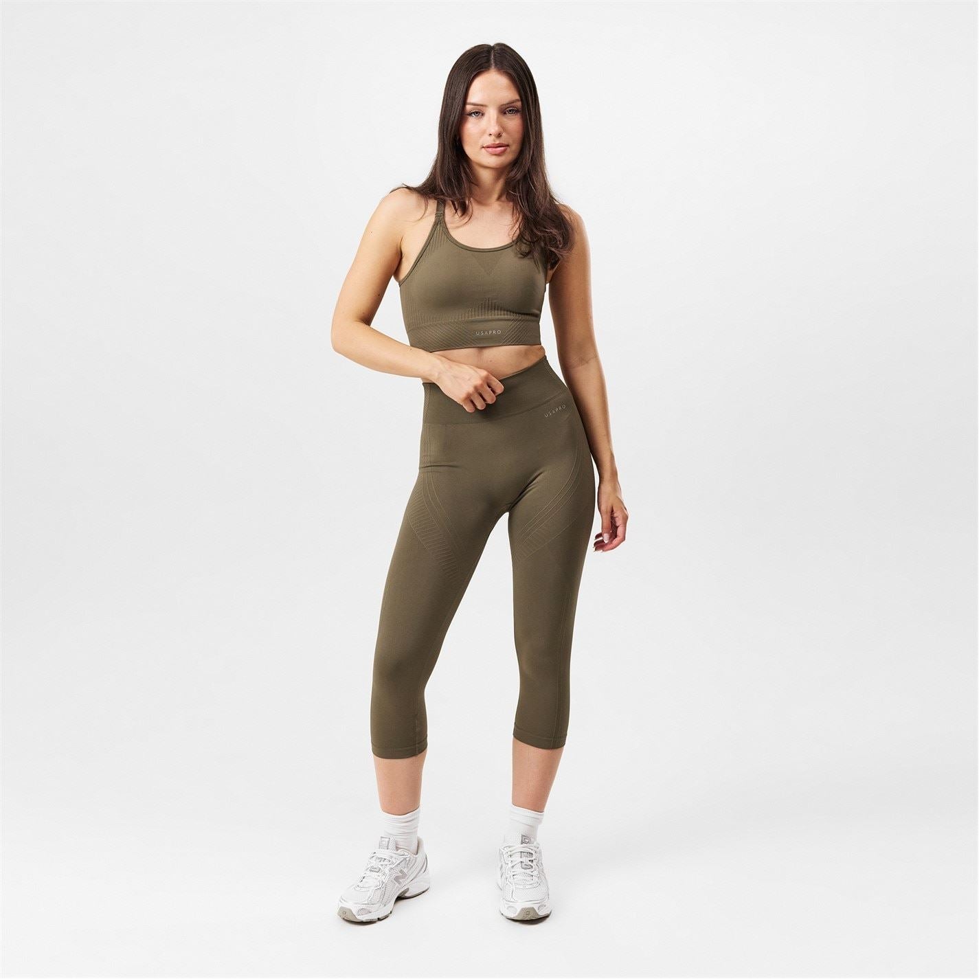 USA Pro Seamless Capri Cropped Leggings