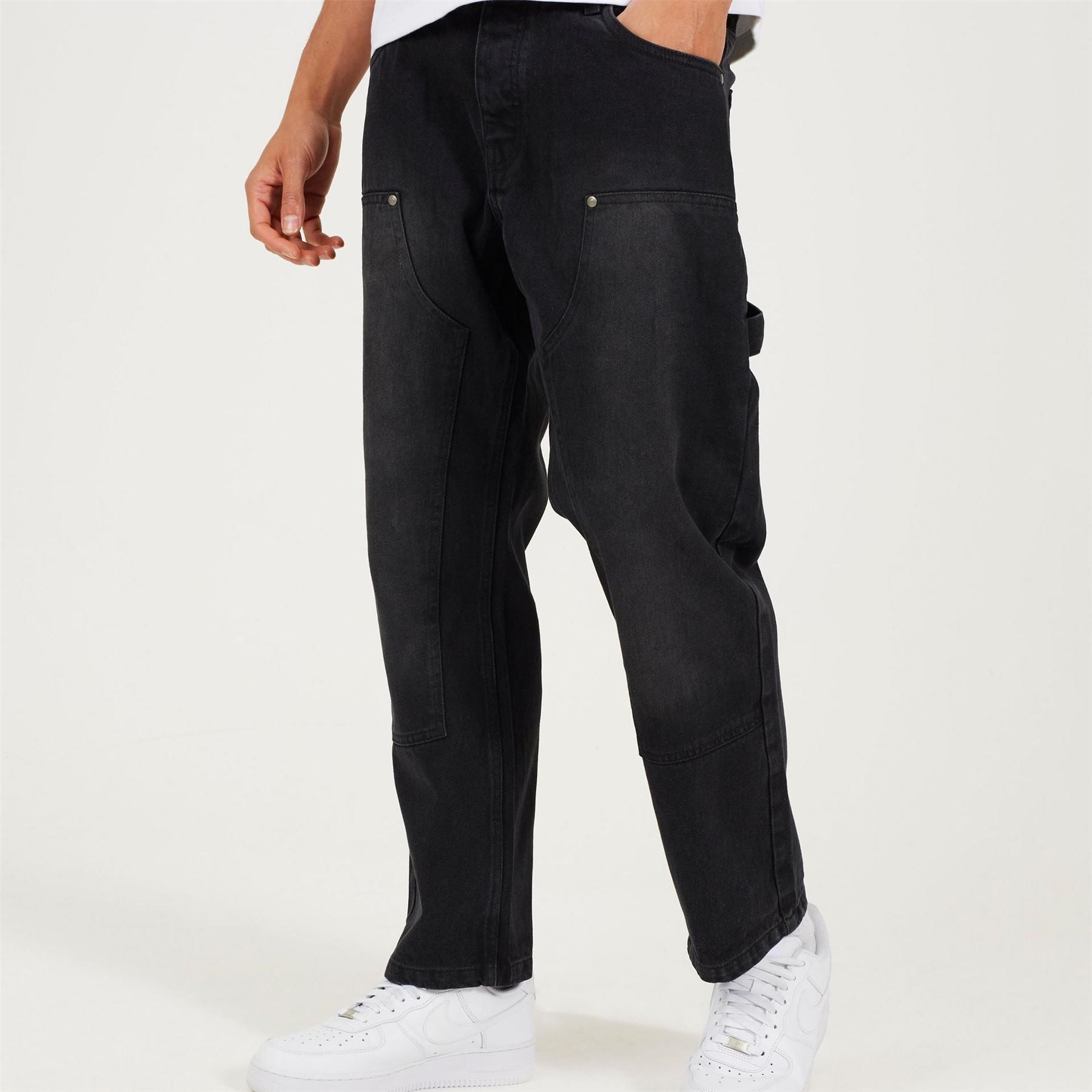 Brave Soul Mens Losse Fit Carpenter Jean
