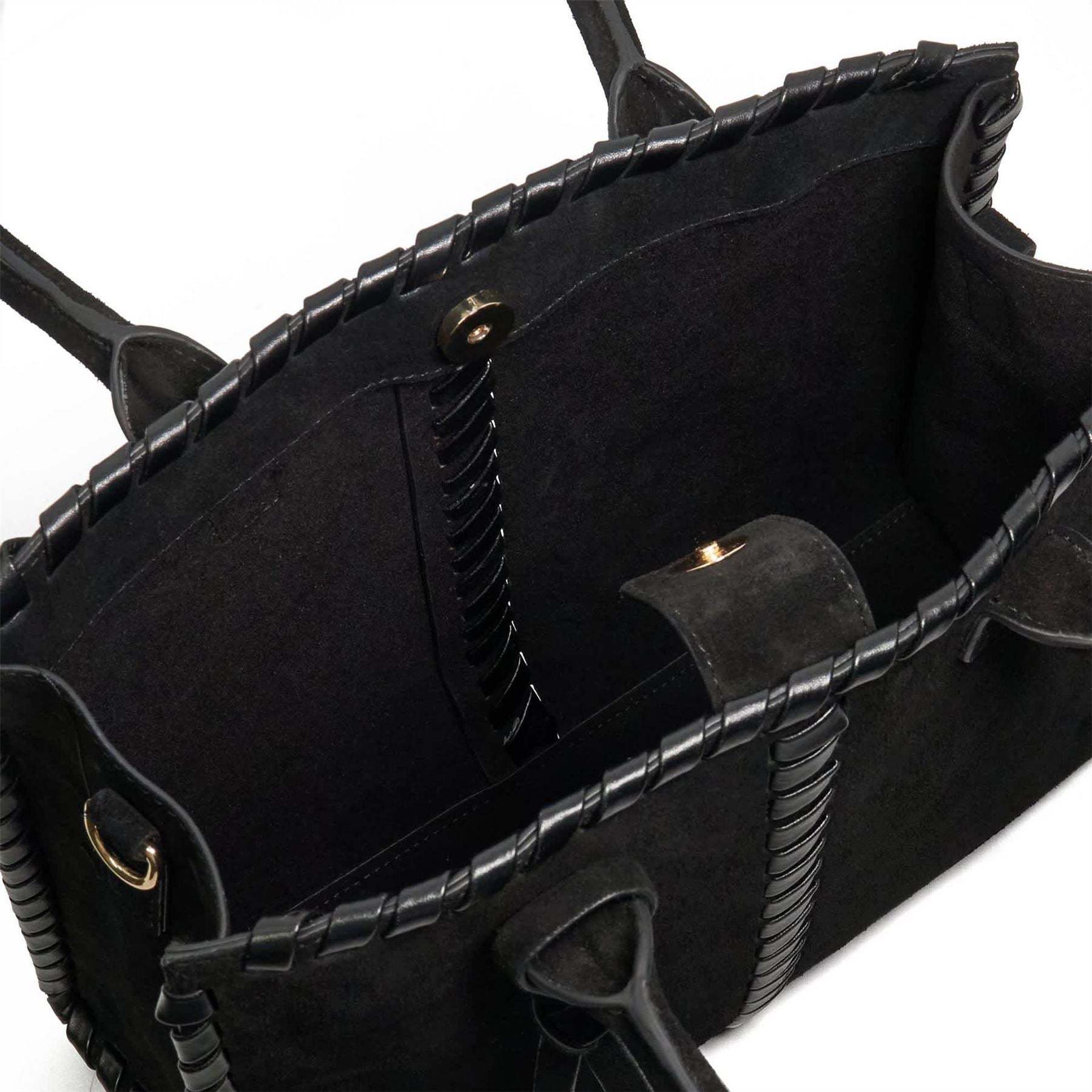 Dune London Darlingtons Trapezoid Shape Tote with Charm