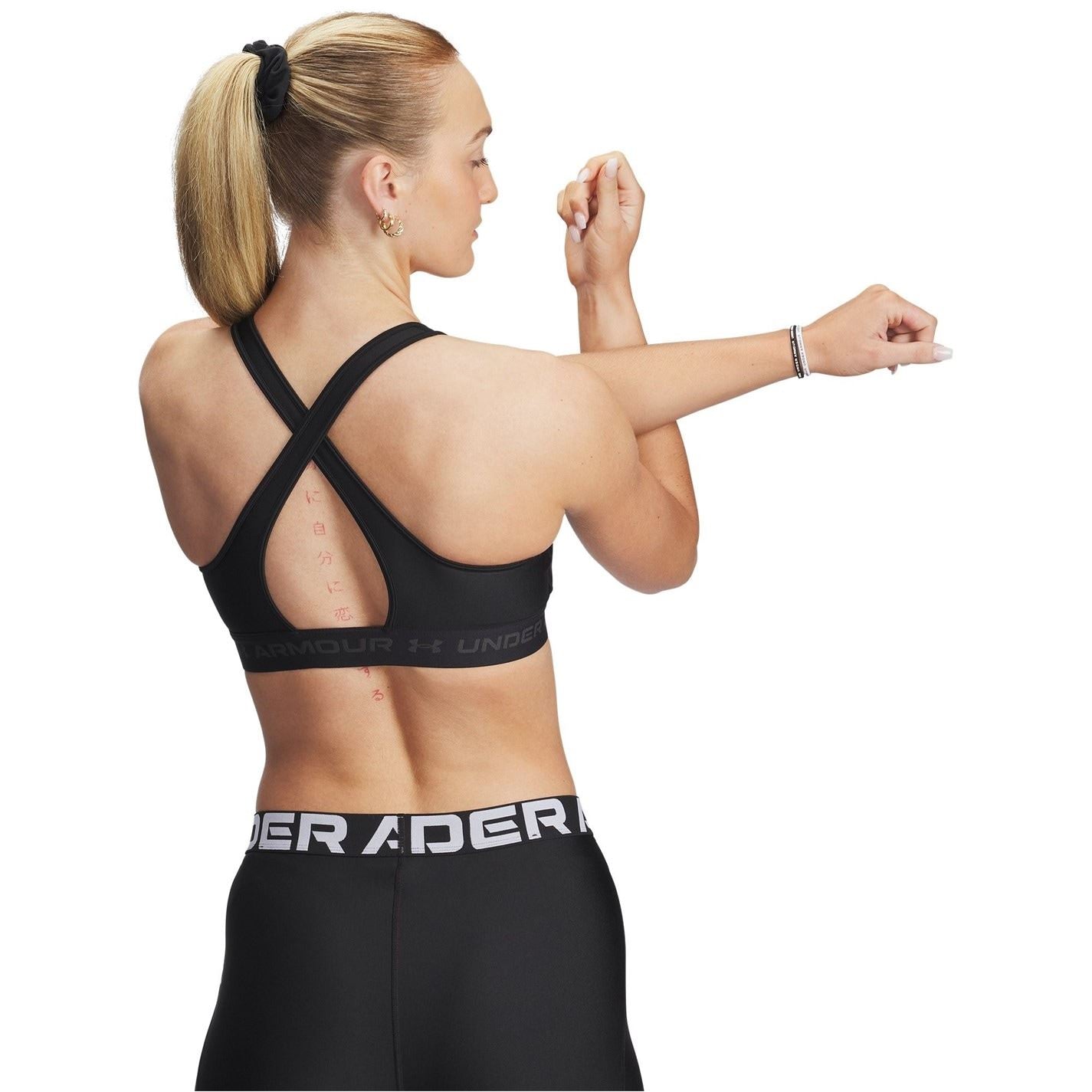 Under Armour Womens Armour Medium Support Crossbodyack Bra