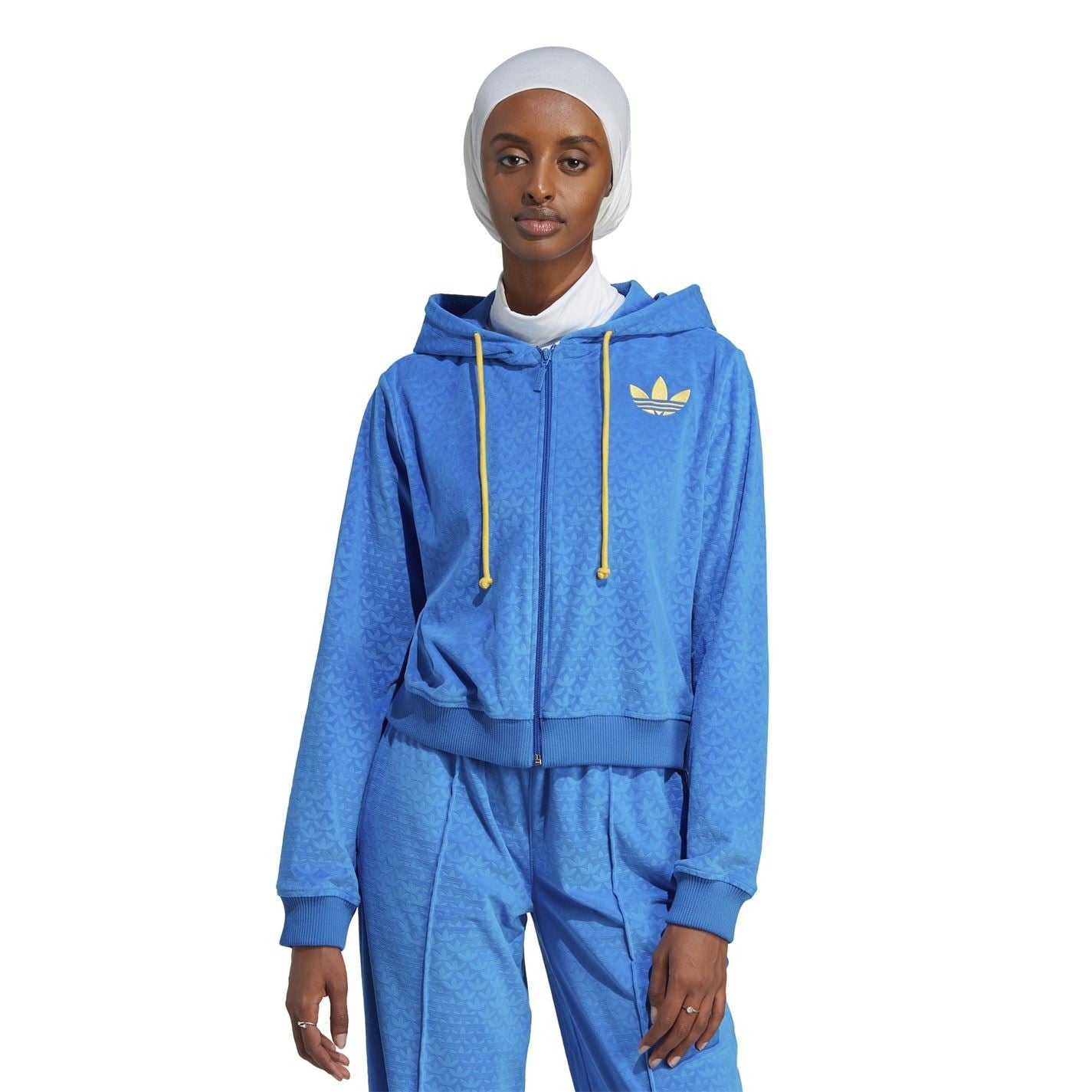adidas Originals Adicolour 70s Velour Zip Hoodie