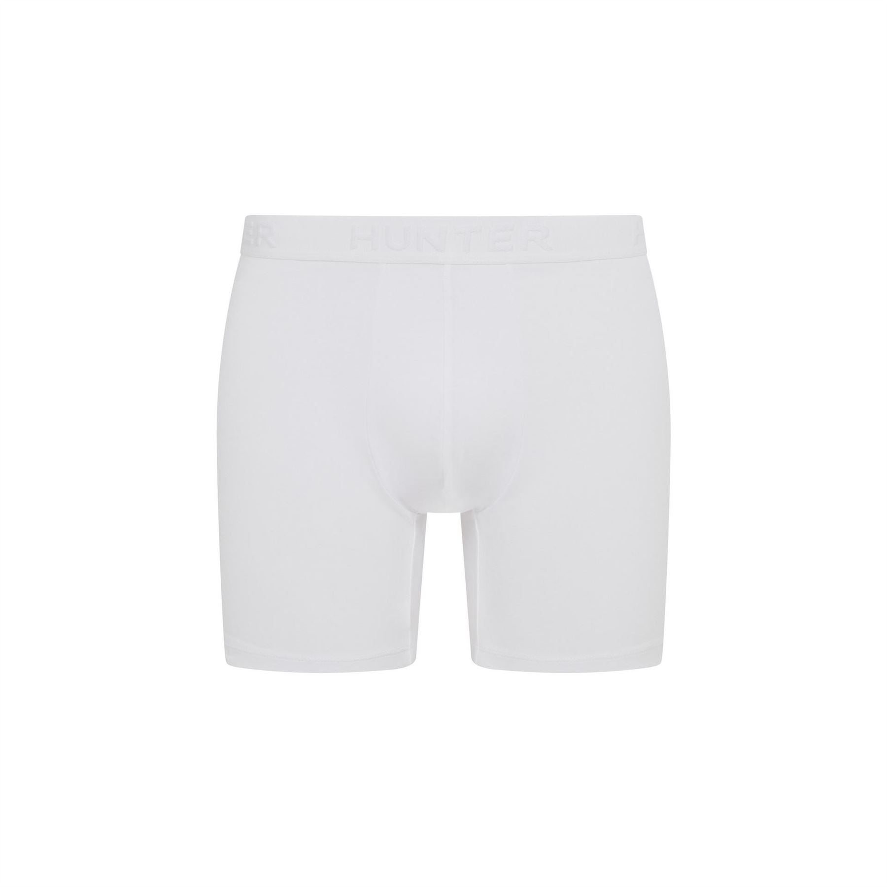 Hunter Mens 3 Pack Cotton Stretch Boxer Briefs