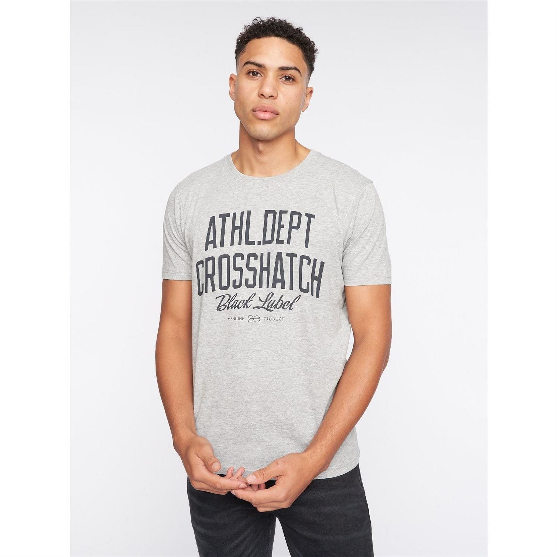 Crosshatch Pack Of Luckmoore Printed T-Shirts