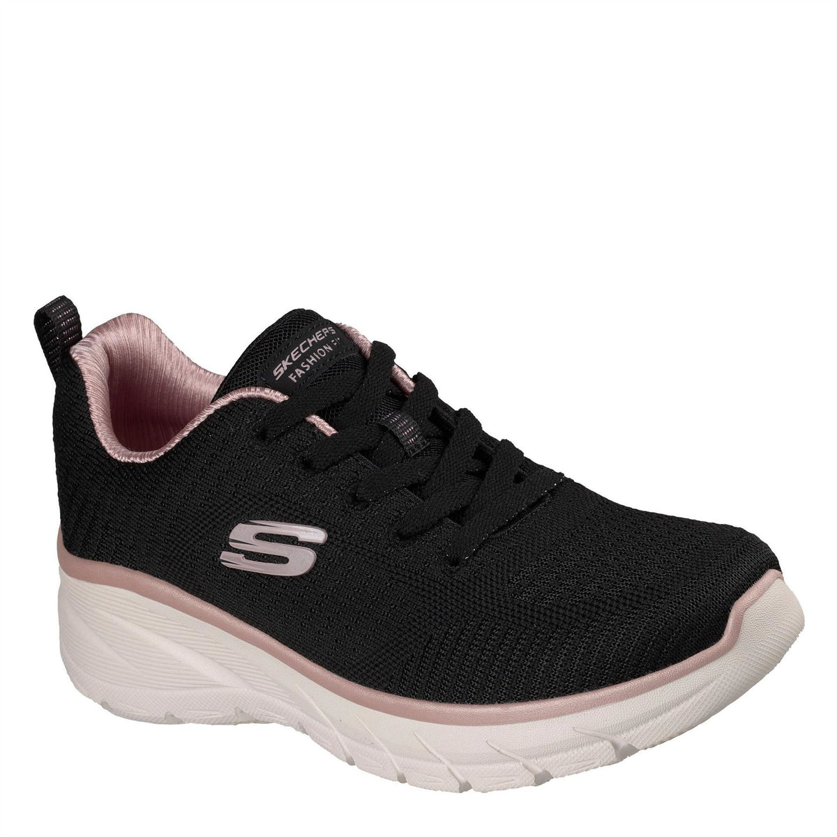 Skechers Fashion Fit 2.0 1¾ Inch Heel Mesh Low Top Trainers