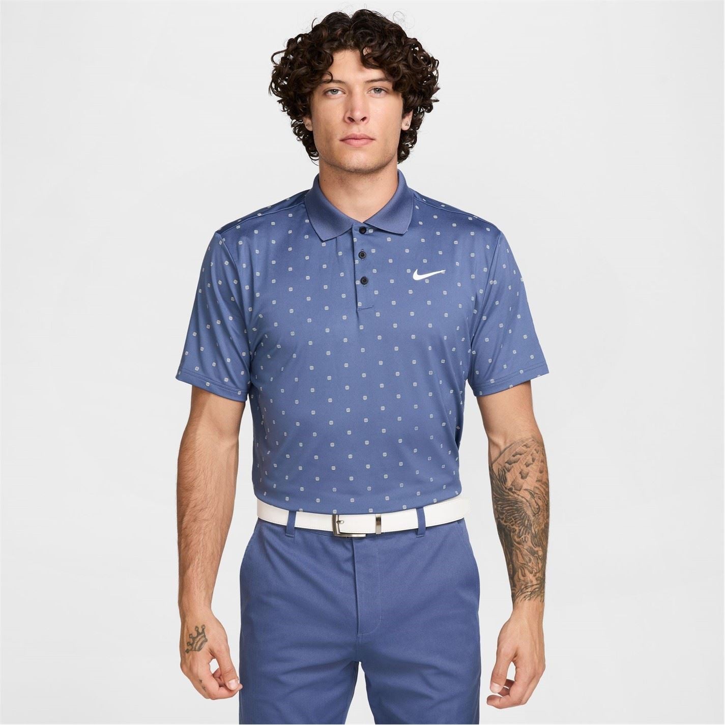 Nike Tour Print Regular Fit Polo