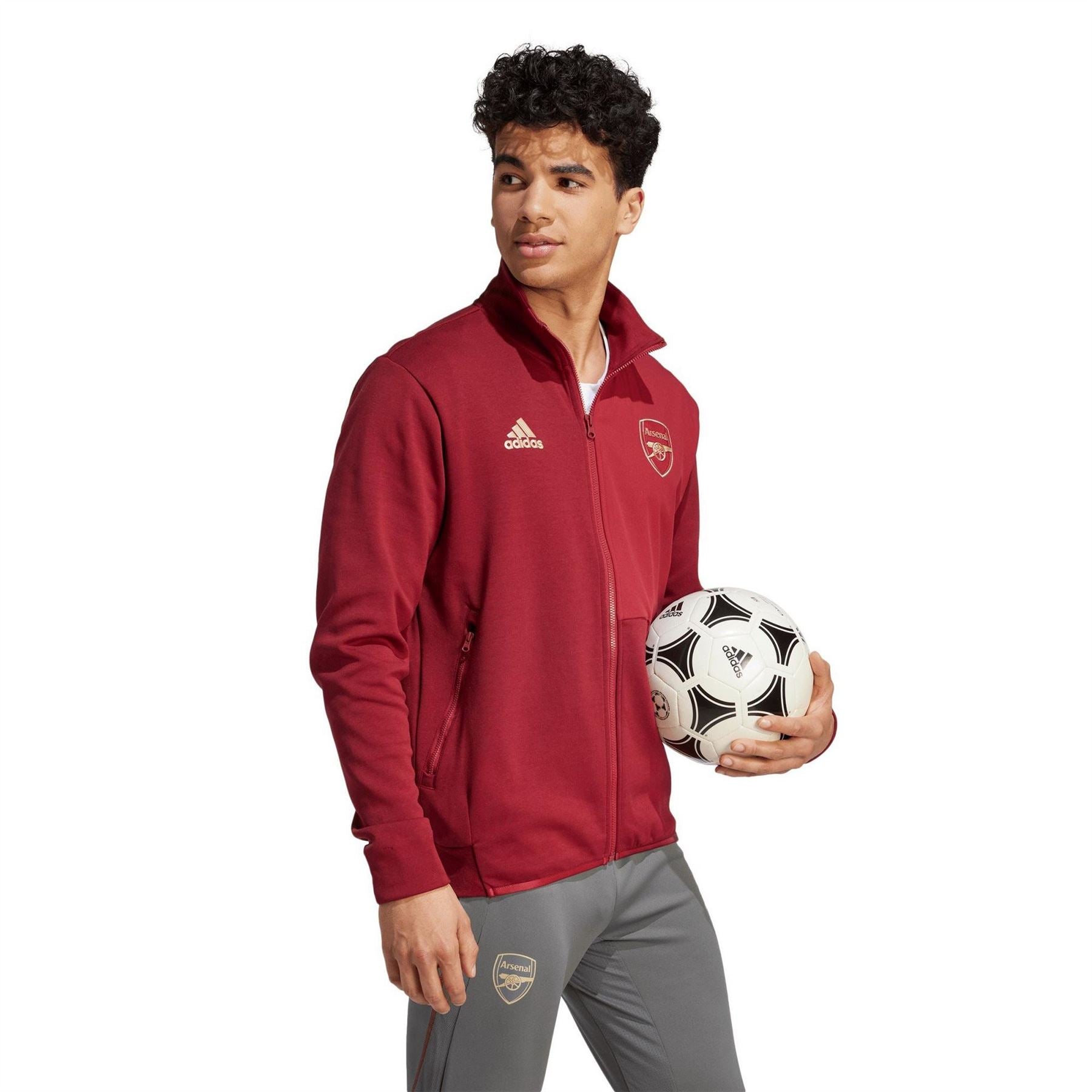 adidas Arsenal Anthem Jacket 2023 2024 Adults