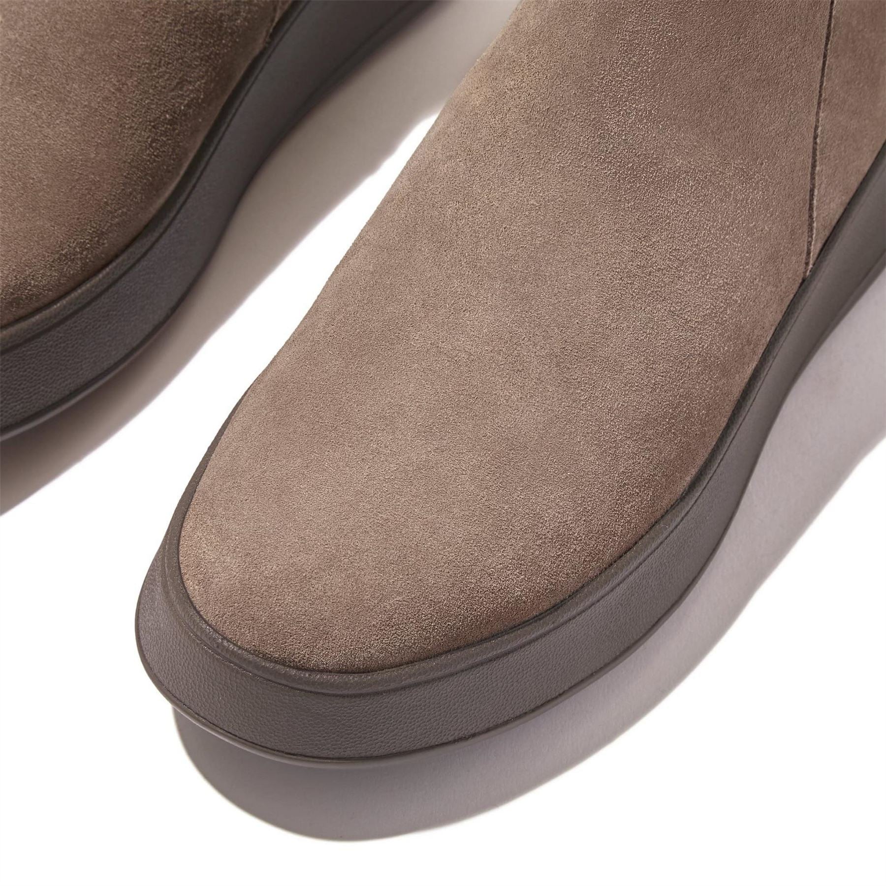 Fitflop Mode Suede Flatform Zip Ankle Boots