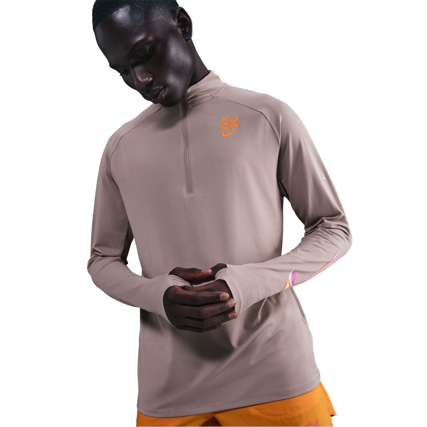 Nike Half-Zip Funnel Neck Long Sleeve Tech Top