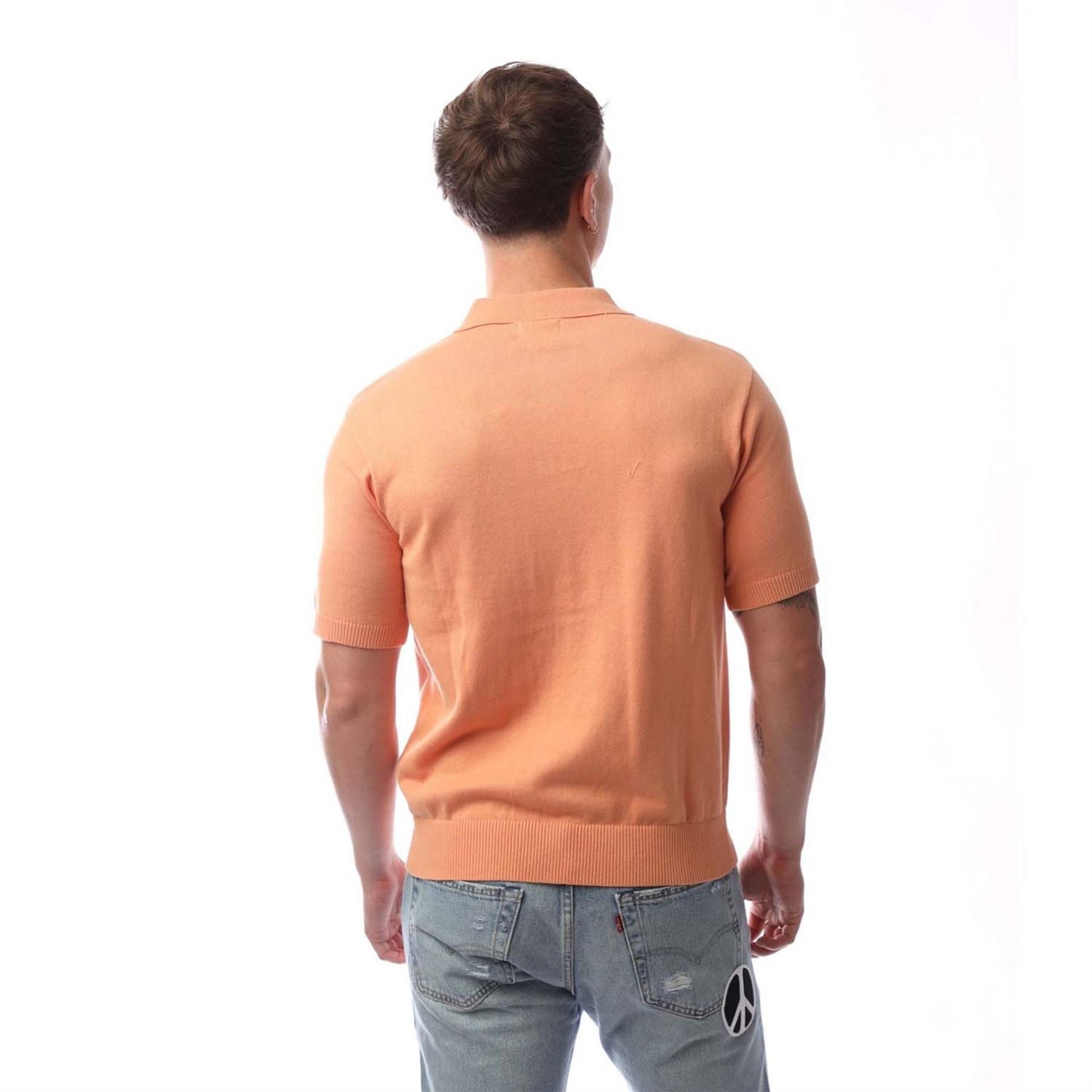 Levis Collared Neck Short Sleeve Sweater