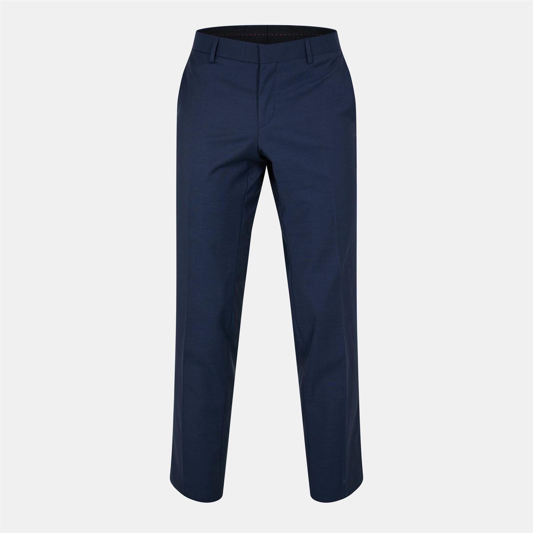 Hugo Genius Solid Patterned Straight Chinos