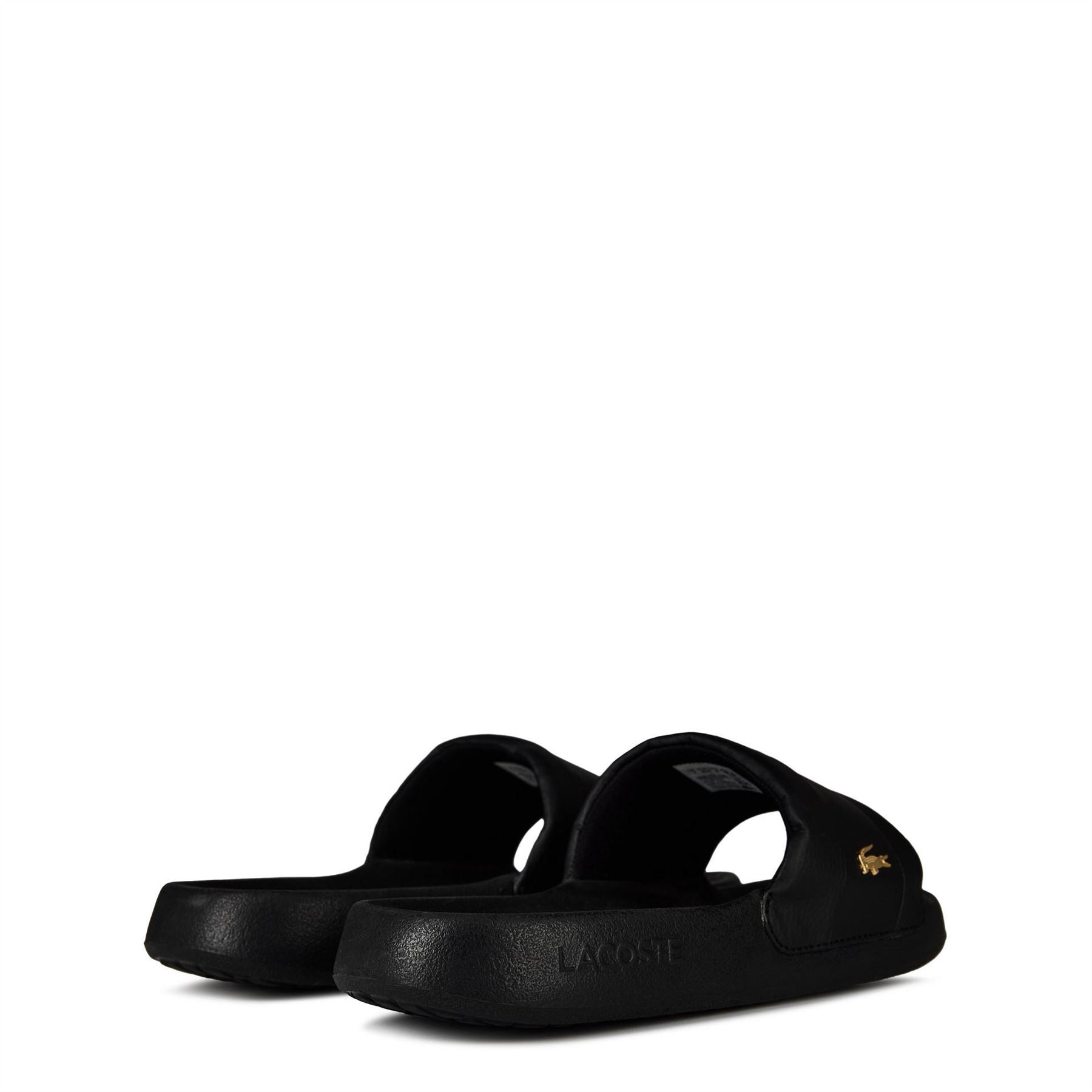 Lacoste Crocodile Print Flatform Slides