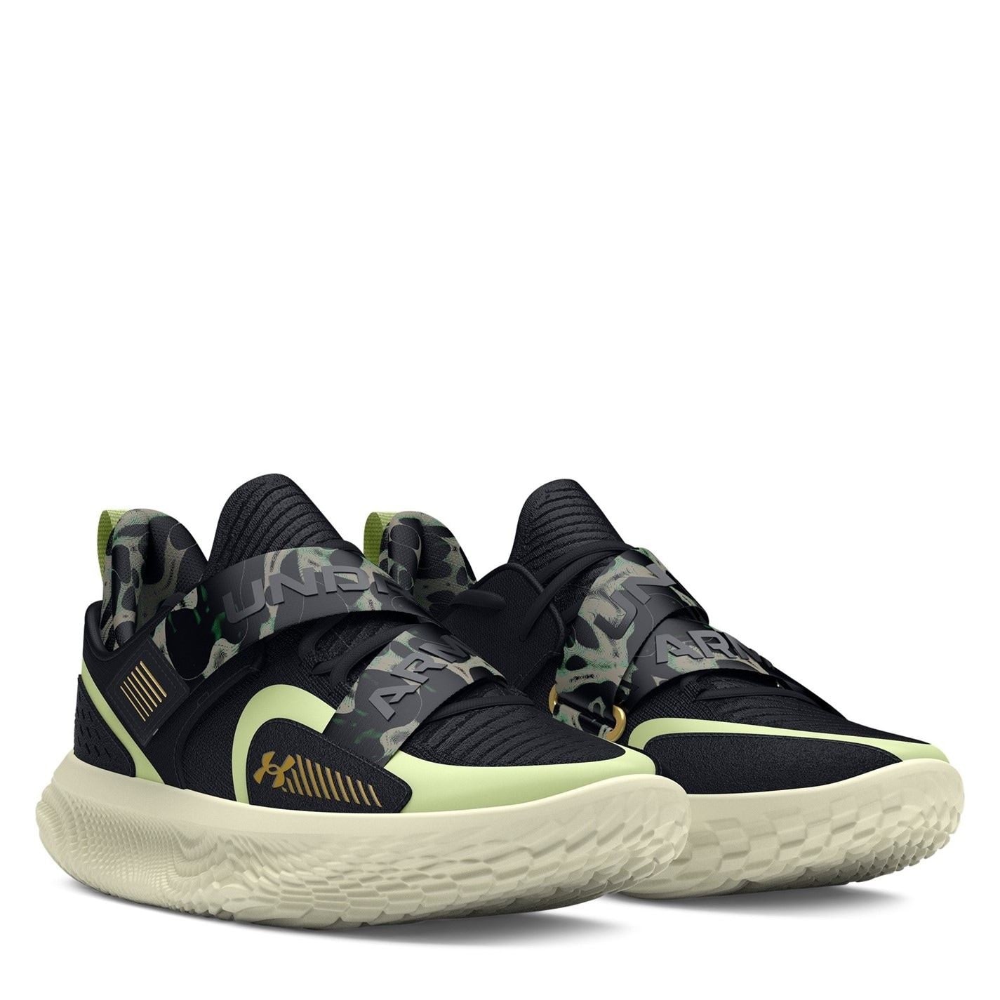 Under Armour Mens Armour Ua Flow Futr X 4 Camo Basketball Trainers
