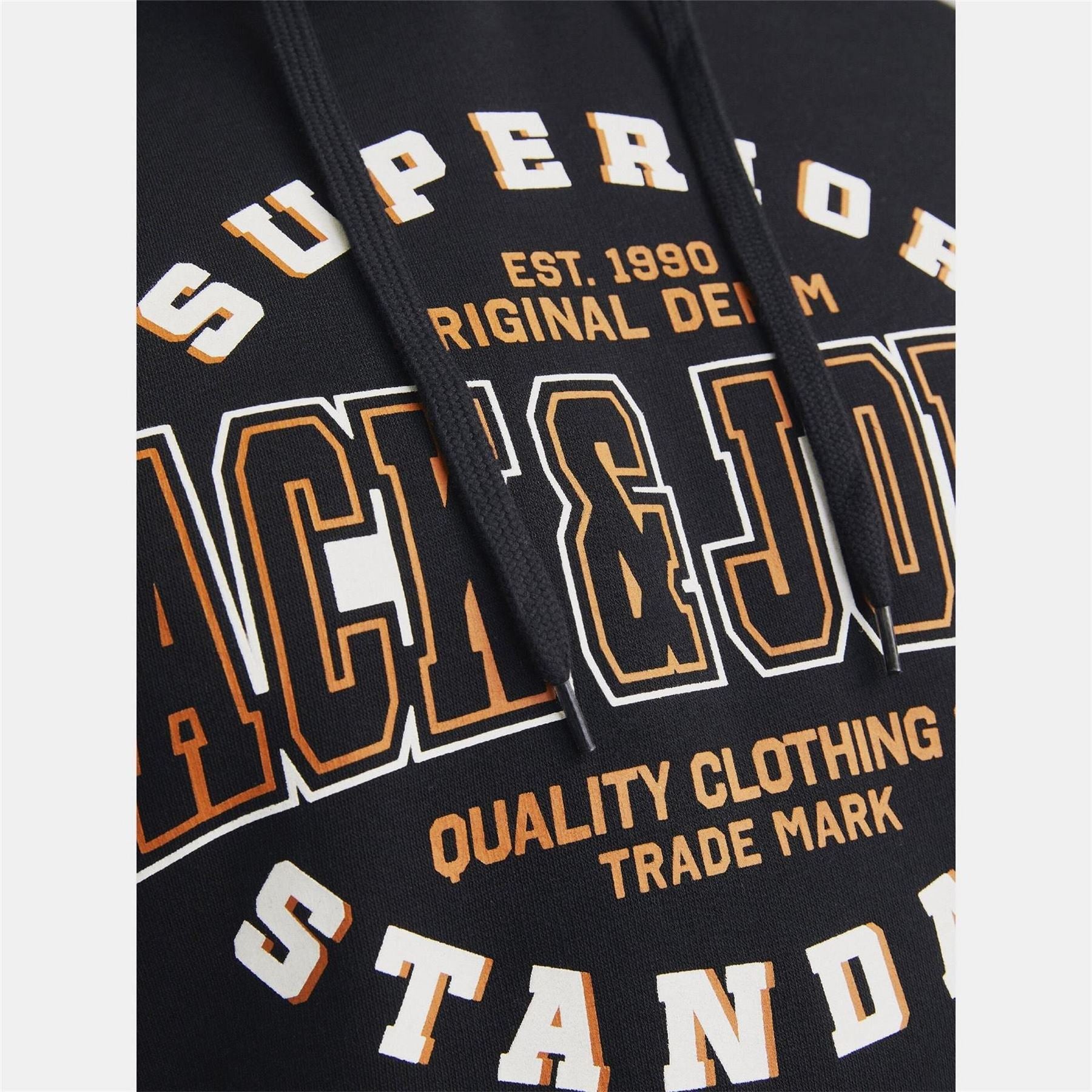 Jack and Jones Plus Size Logo Hoodie