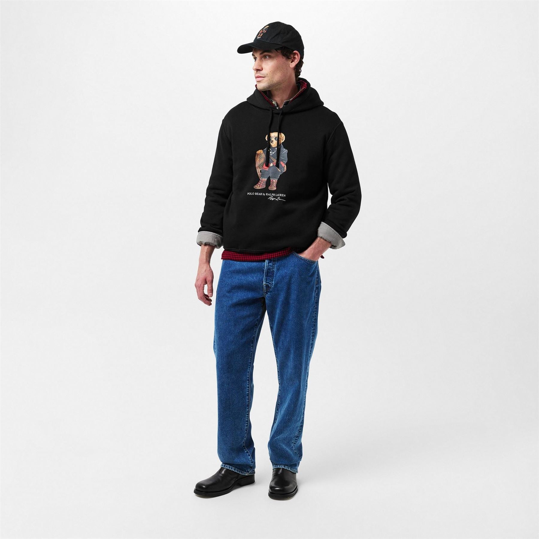 Polo Ralph Lauren Teddy Bear Print Hooded Neck Long Sleeve Sweatshirt