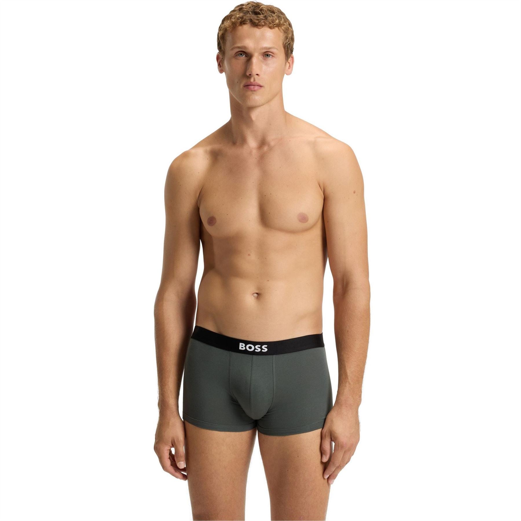 Boss BOSS 3 Pack Boxers with Logo Waistband