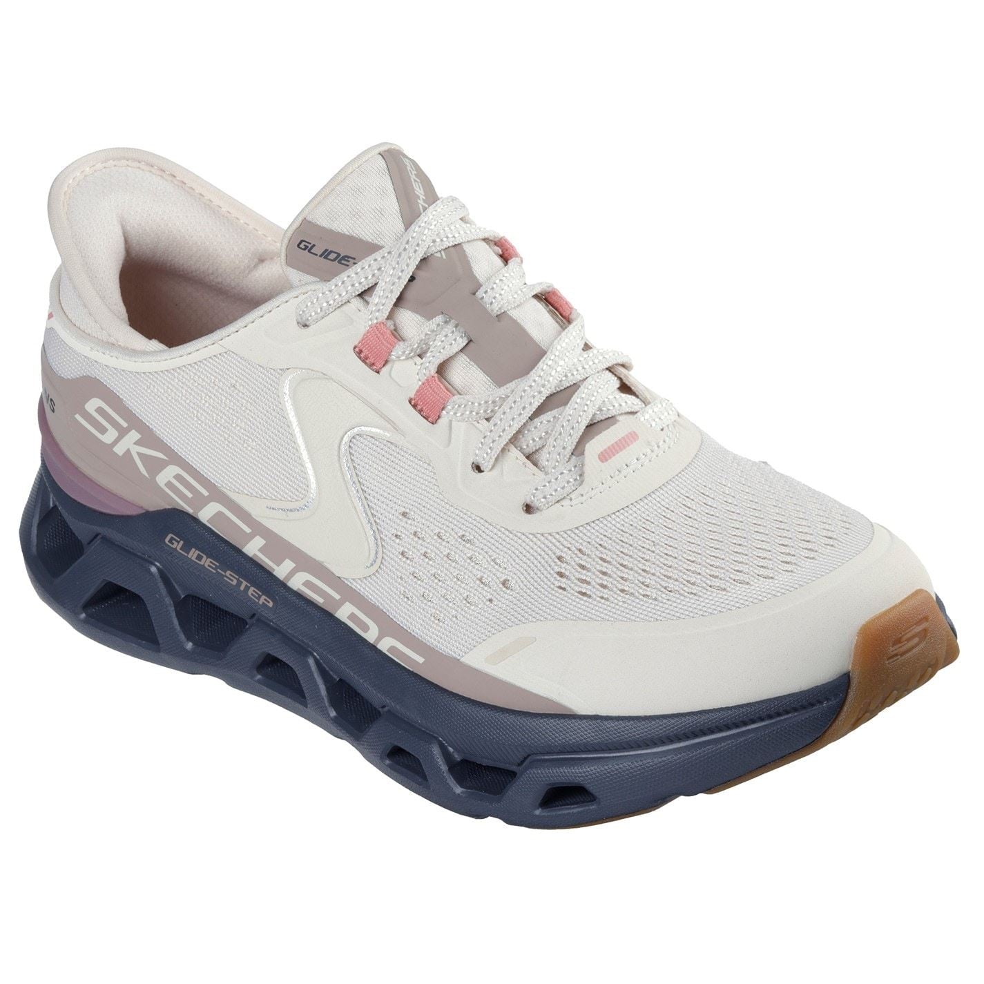 Skechers Glide Step Low Top Chunky Heel Sneakers