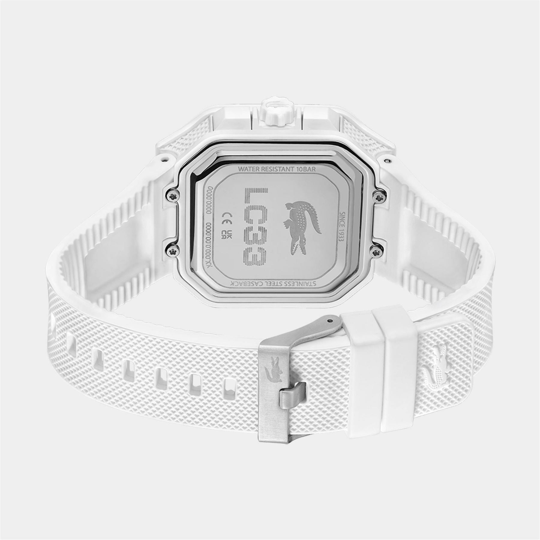 Lacoste Mens Lc33 Silicone Analog Digital Watch