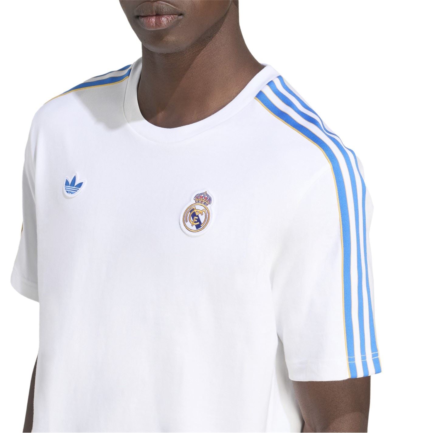 adidas Mens Real Madrid Icon T-Shirt 2025 2026
