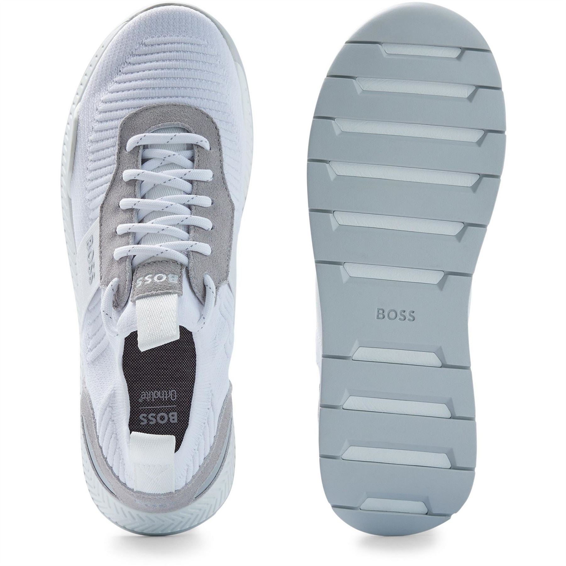 Boss Titanium Knit Trainers, Comfortable Design