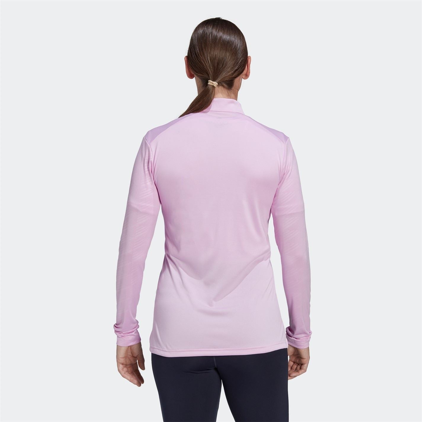 adidas Womens Multi Half Zip Long Sleeve Top