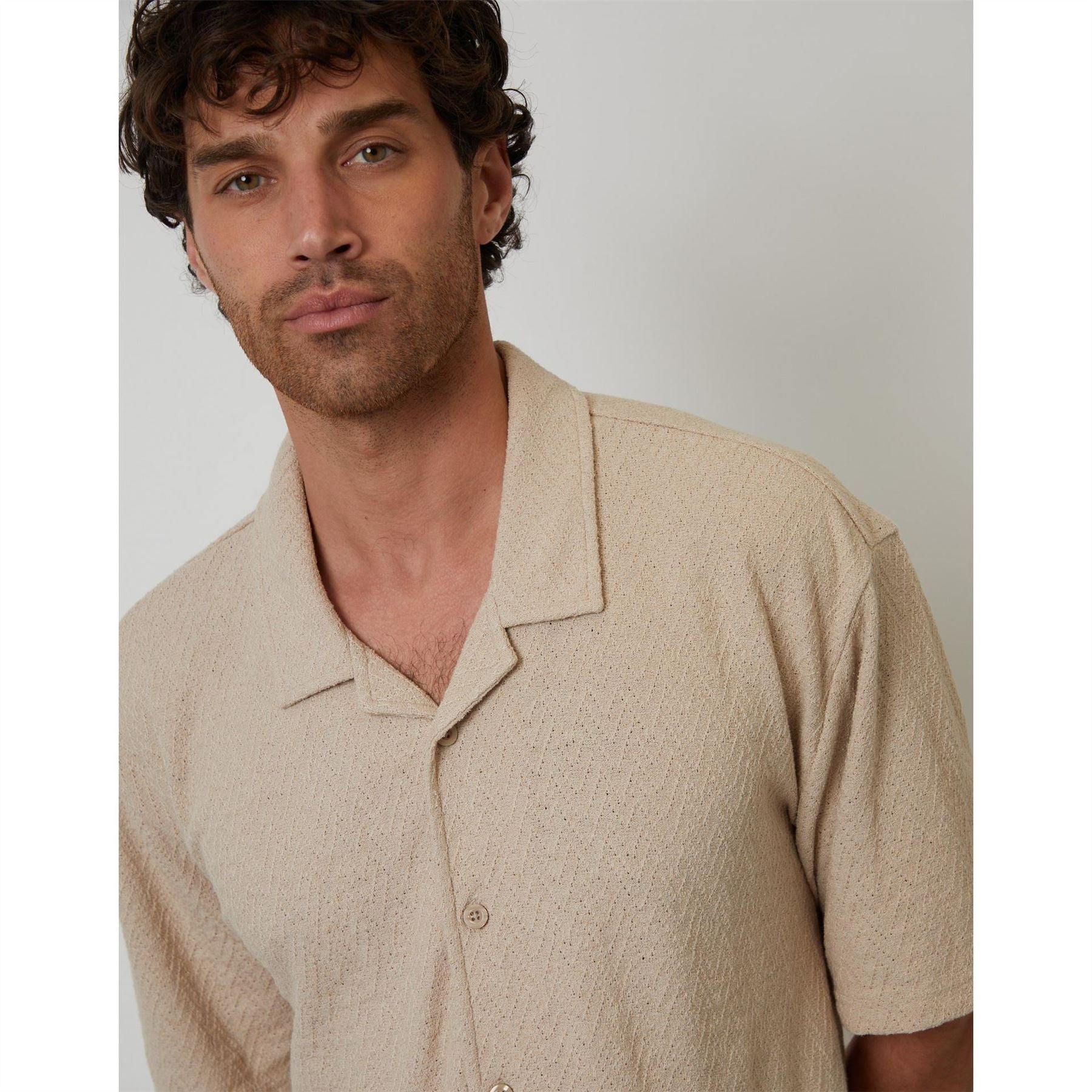 Threadbare Selkirk Relaxed Fit Short Sleeve Shirt