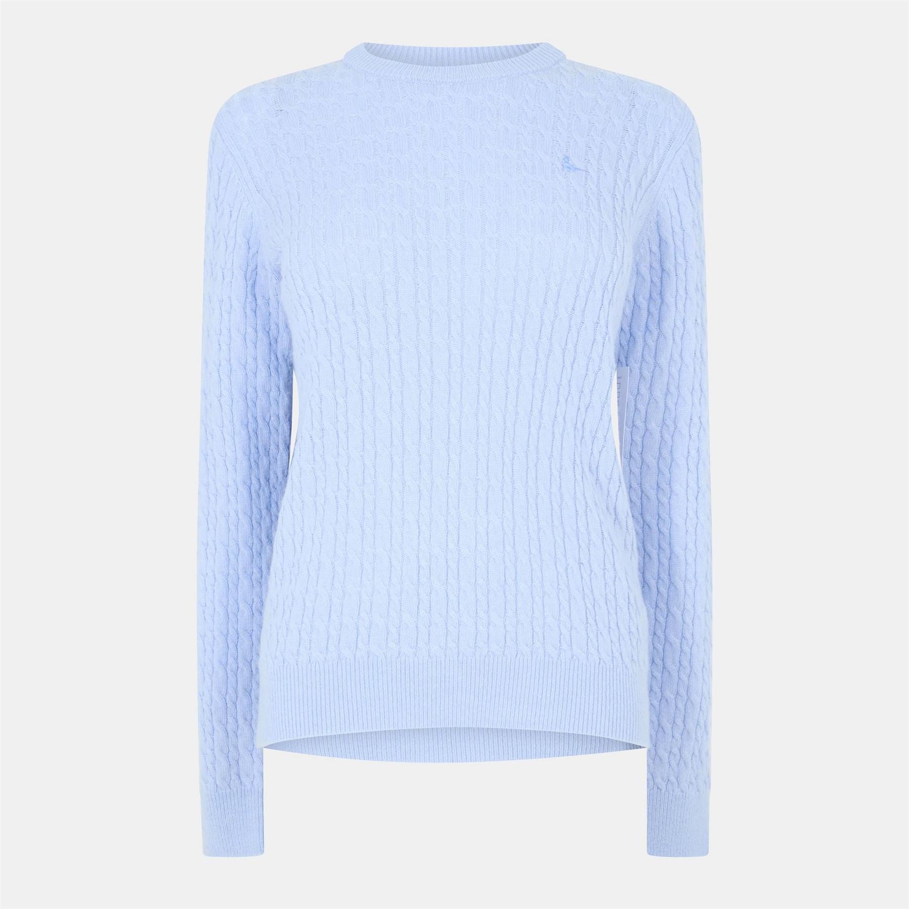 Jack Wills Womens Tinsbury Merino Wool Blend Cable Knitted Jumper