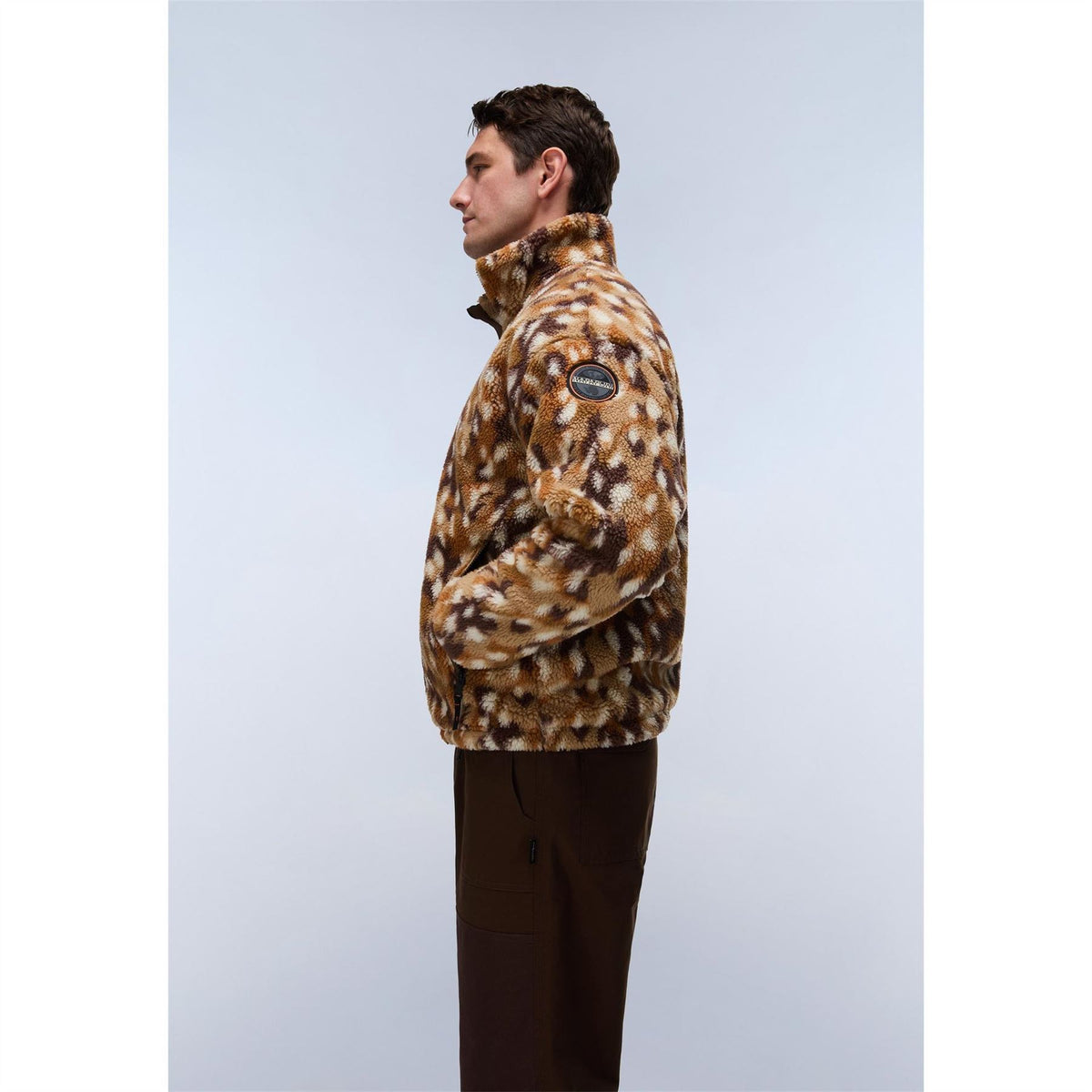 Napapijri Mens Aop FulL-Zip Fleece