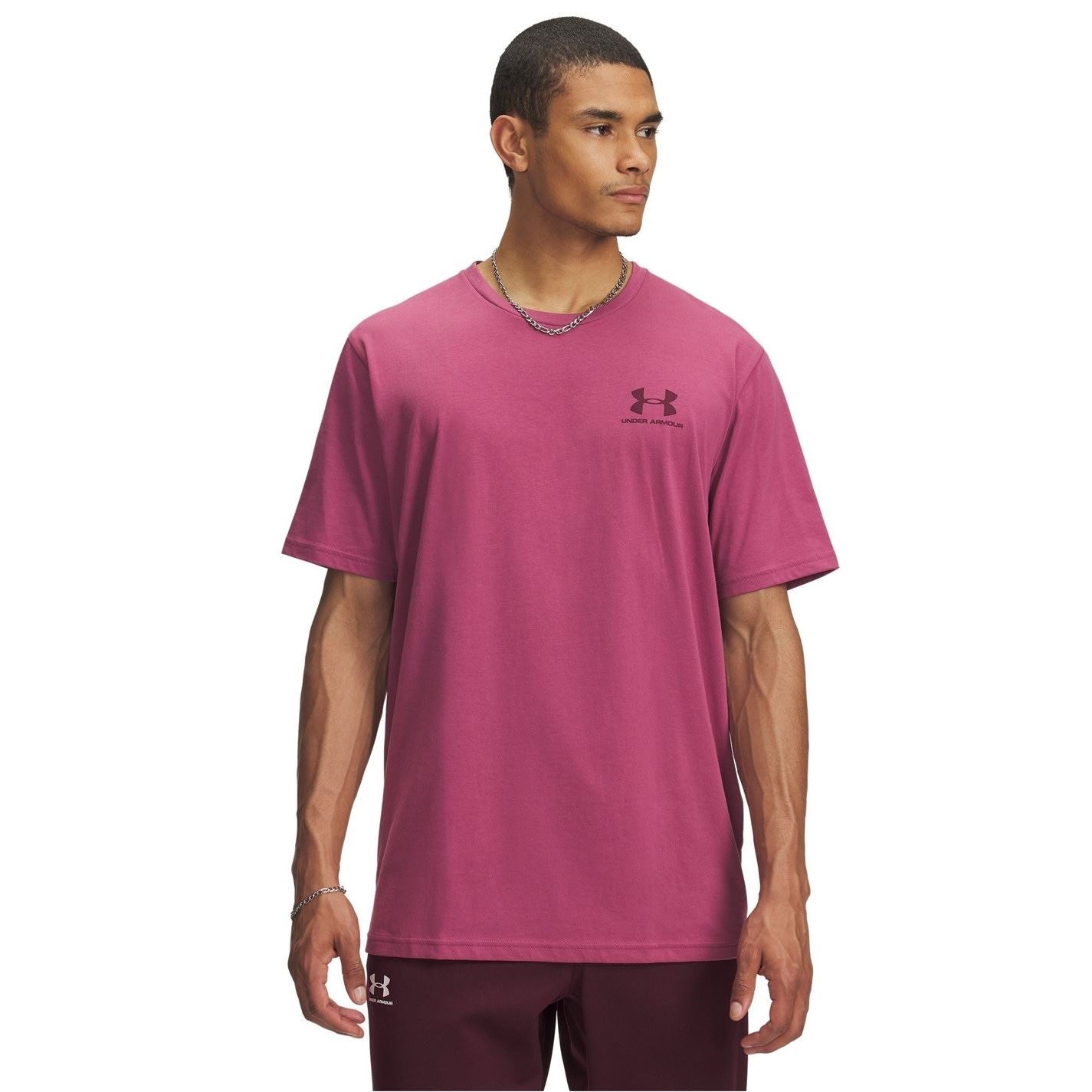 Under Armour Mens Armour Ua Left Chest Logo Short Sleeve