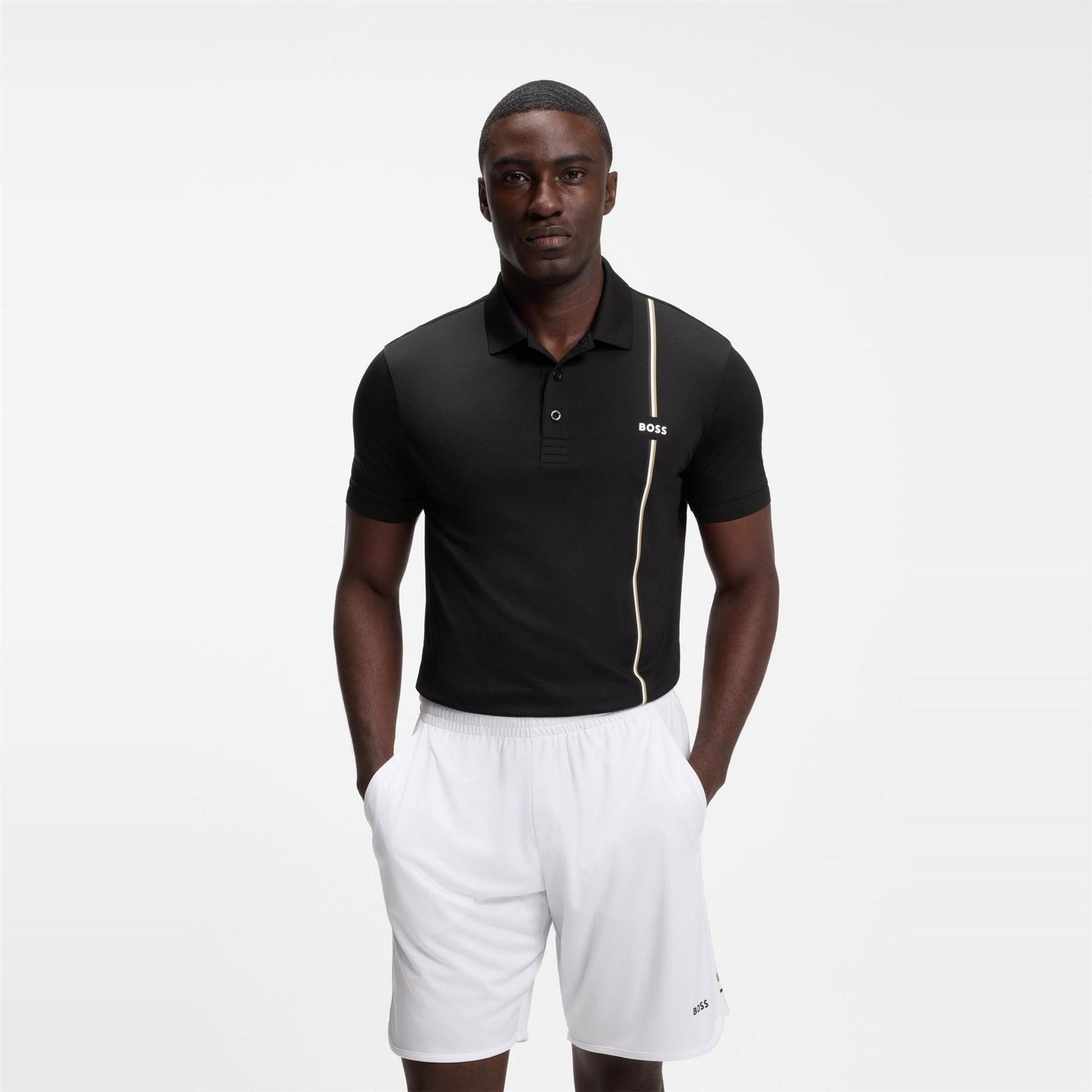 Boss Toc Game Green Short Sleeve Slim Fit Polo Shirt