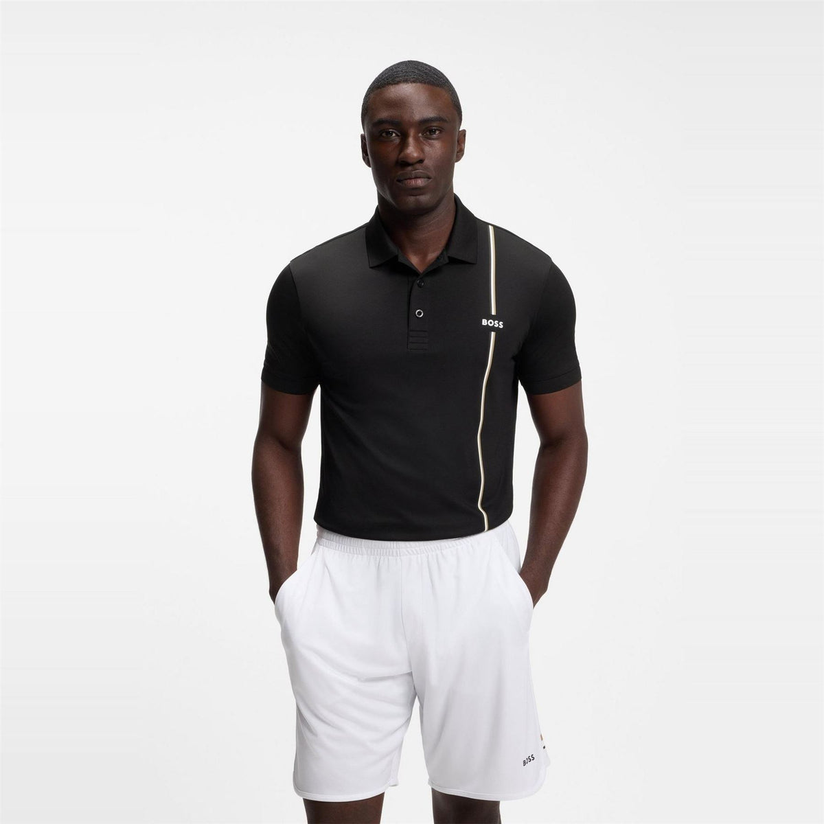 Boss Toc Game Green Short Sleeve Slim Fit Polo Shirt