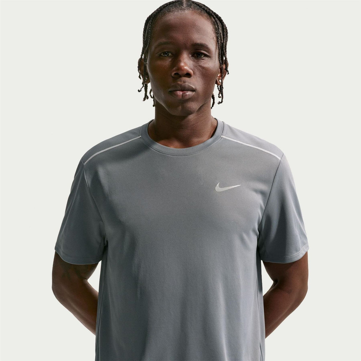 Nike Mens Drifit Miler Running Top