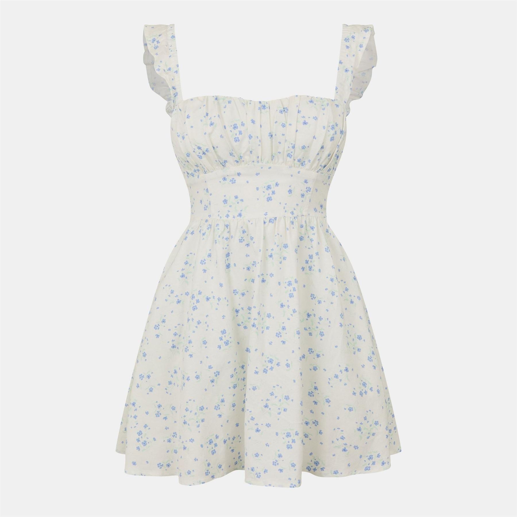 Jack Wills Patterned Tie Back Dress