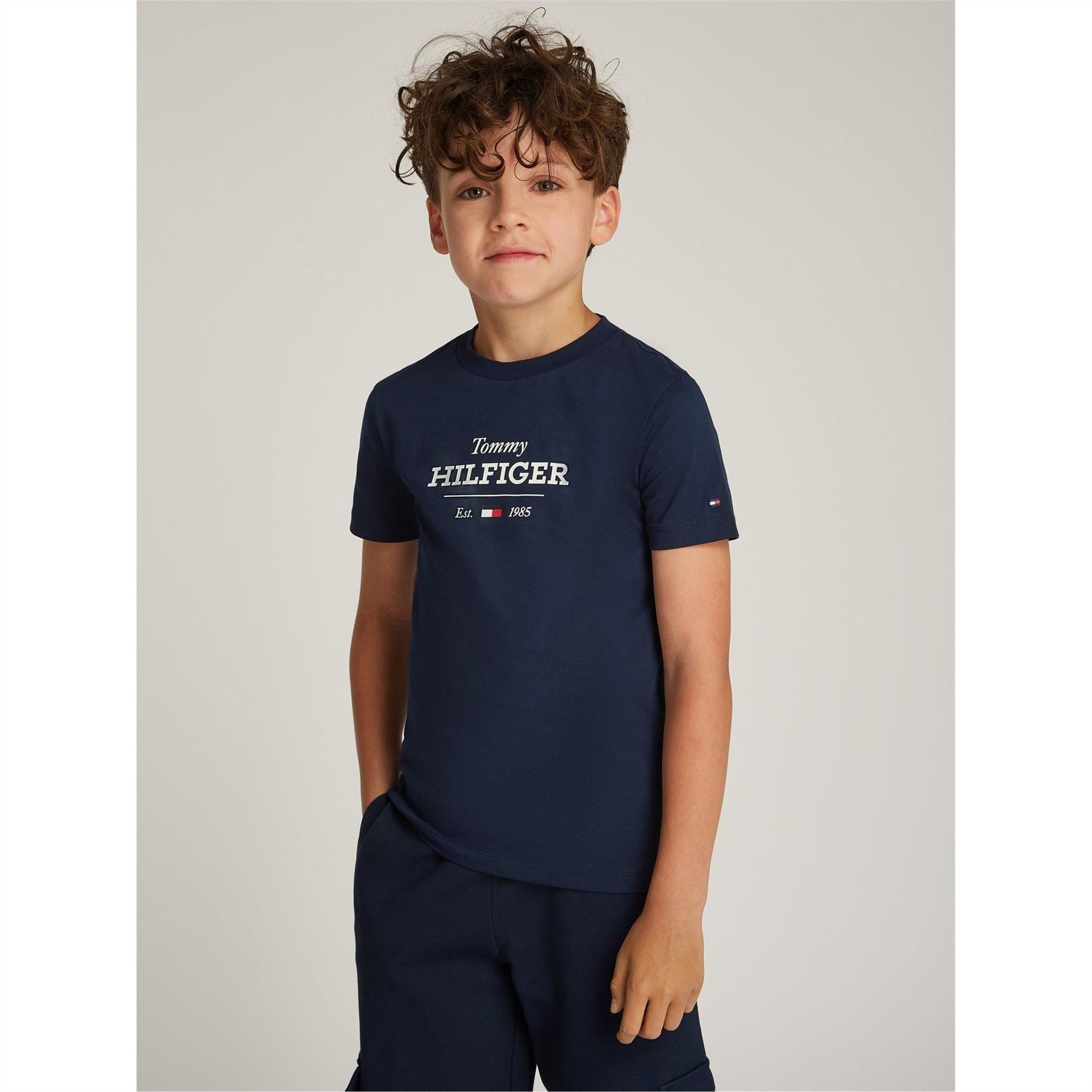 Tommy Hilfiger 1985 Lettering Regular Fit Crew Neck T-Shirt