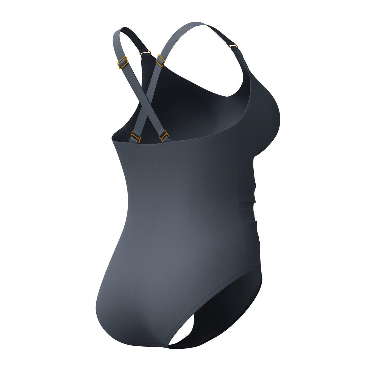 Speedo Shaping V Neck Cross Back One Piece Swimsuit